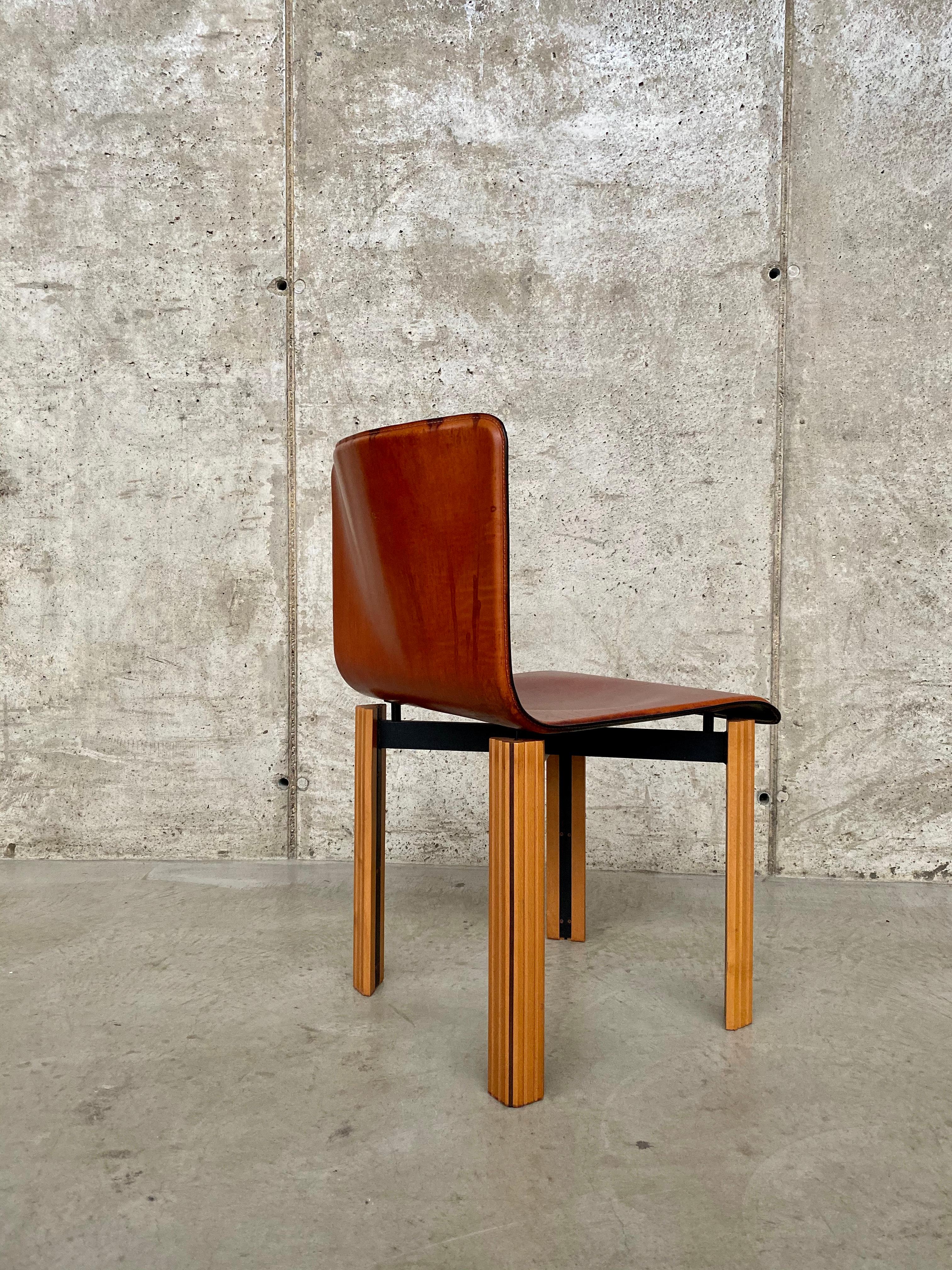 Afra & Tobia Scarpa Dining Chairs for Gavina, 1968, Set of 4 8