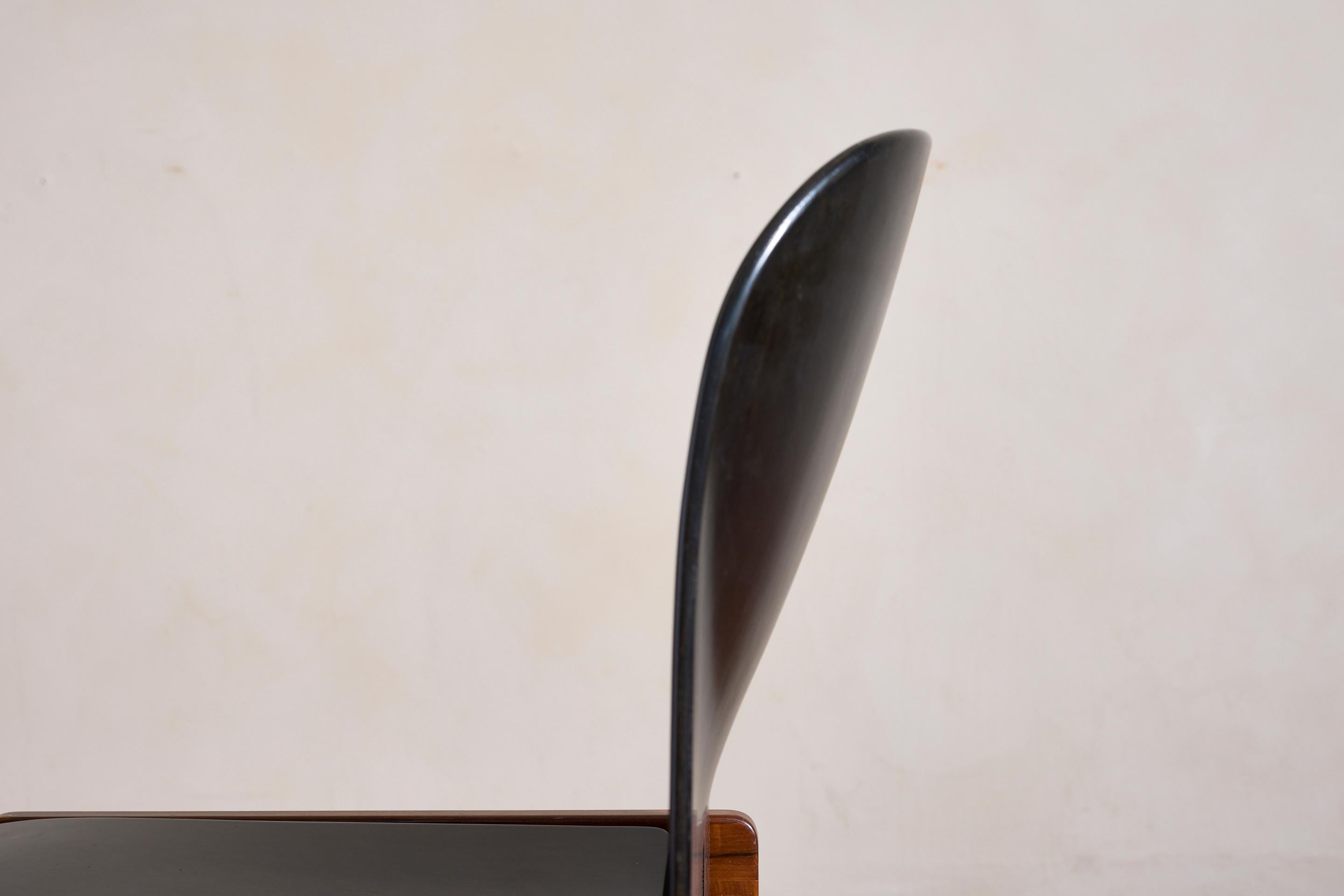 Chaises de salle à manger Afra & Tobia Scarpa - Lot de 6 en vente 6