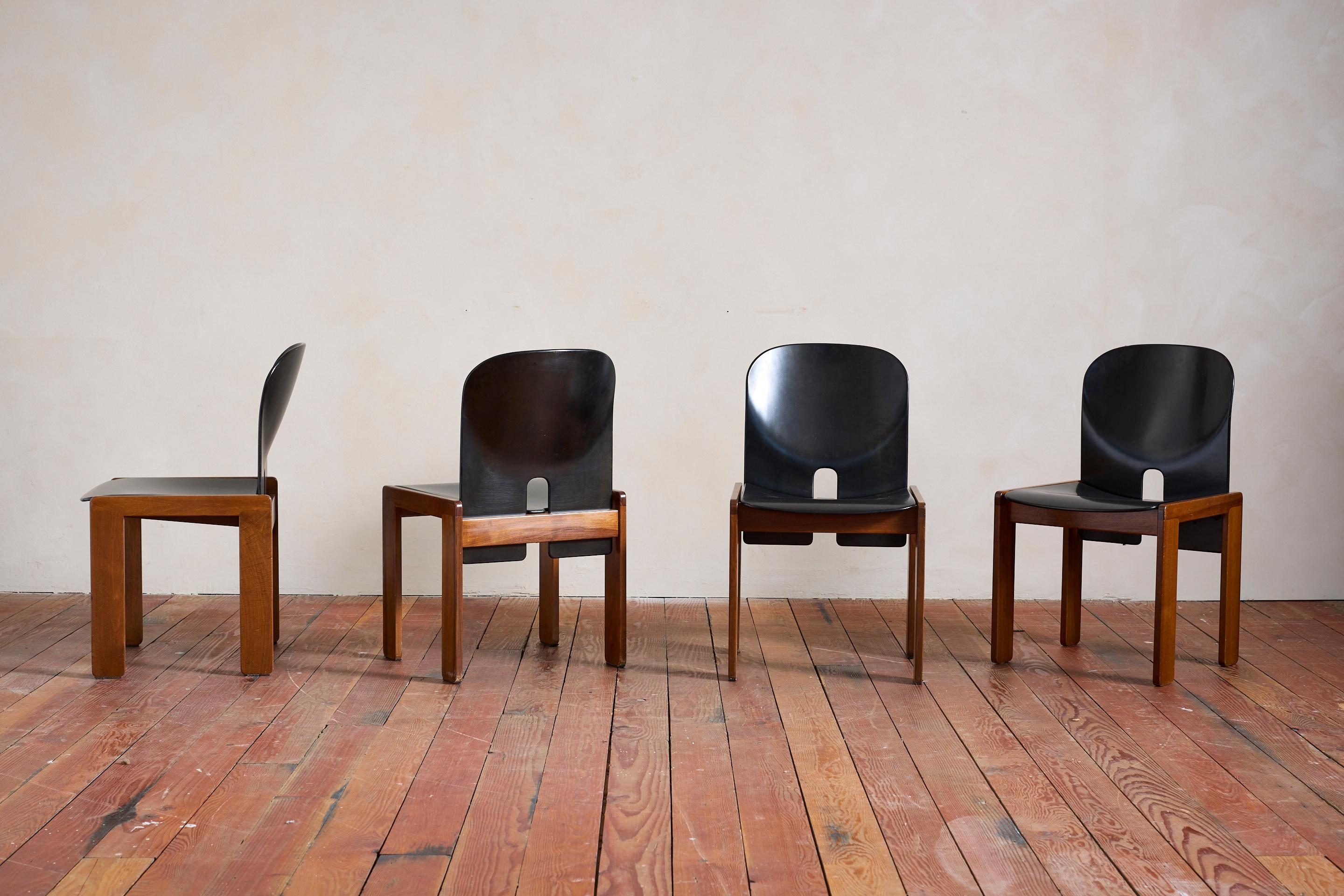 italien Chaises de salle à manger Afra & Tobia Scarpa - Lot de 6 en vente