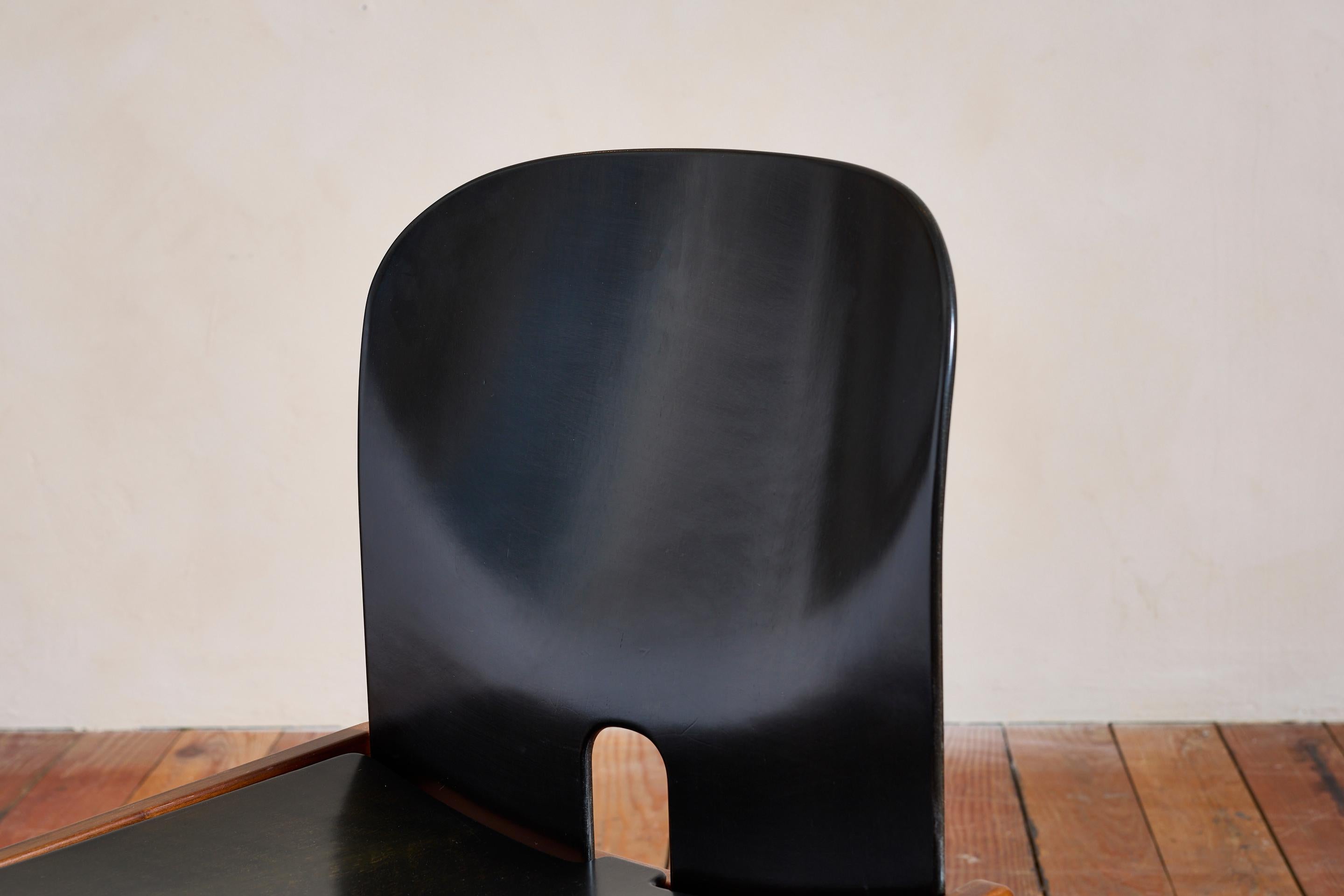 Chaises de salle à manger Afra & Tobia Scarpa - Lot de 6 en vente 1