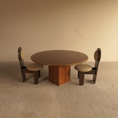 Afra & Tobia Scarpa Dining Table for Maxalto (Walnut Burl)