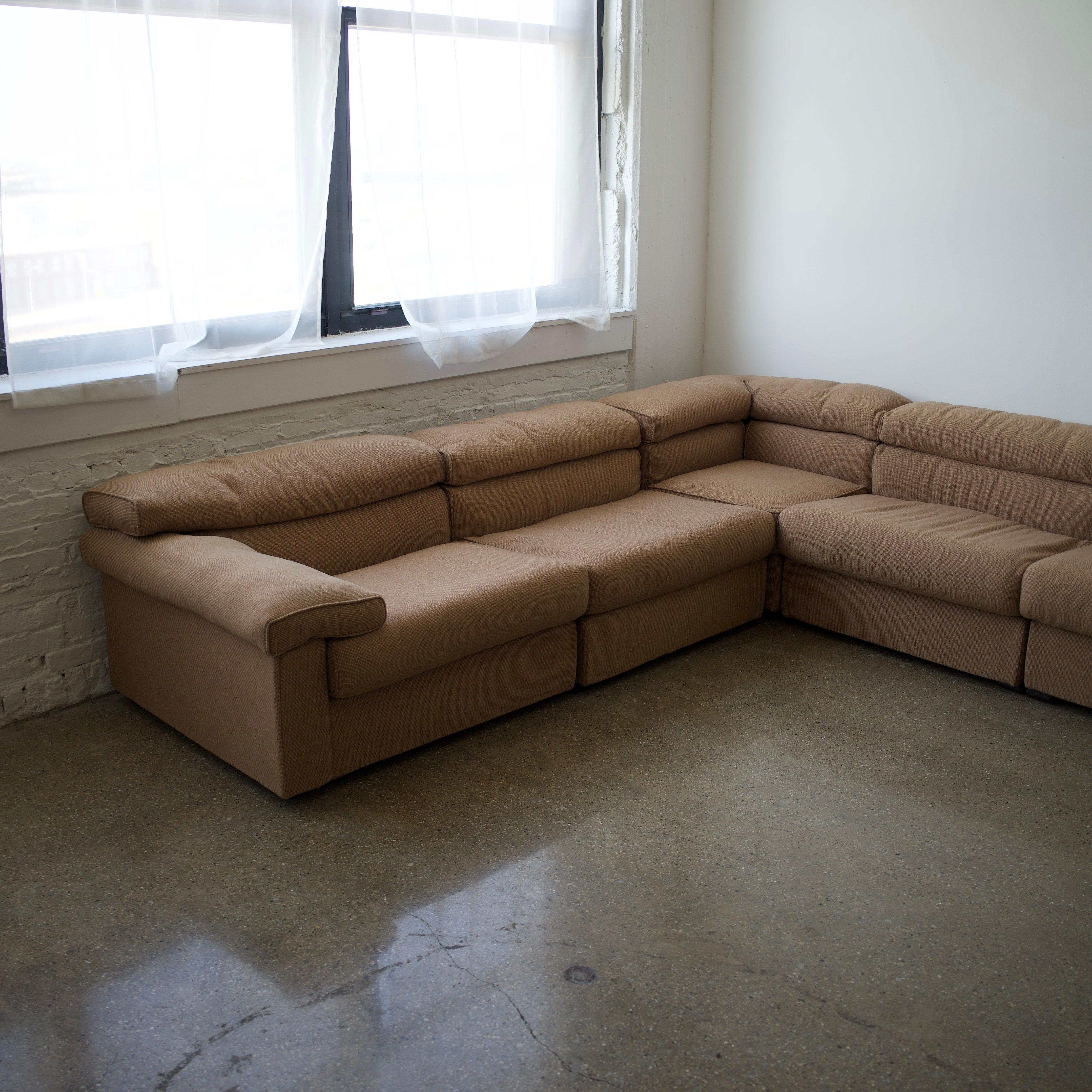 Mid-Century Modern Afra & Tobia Scarpa “Erasmo” Sectional Sofa