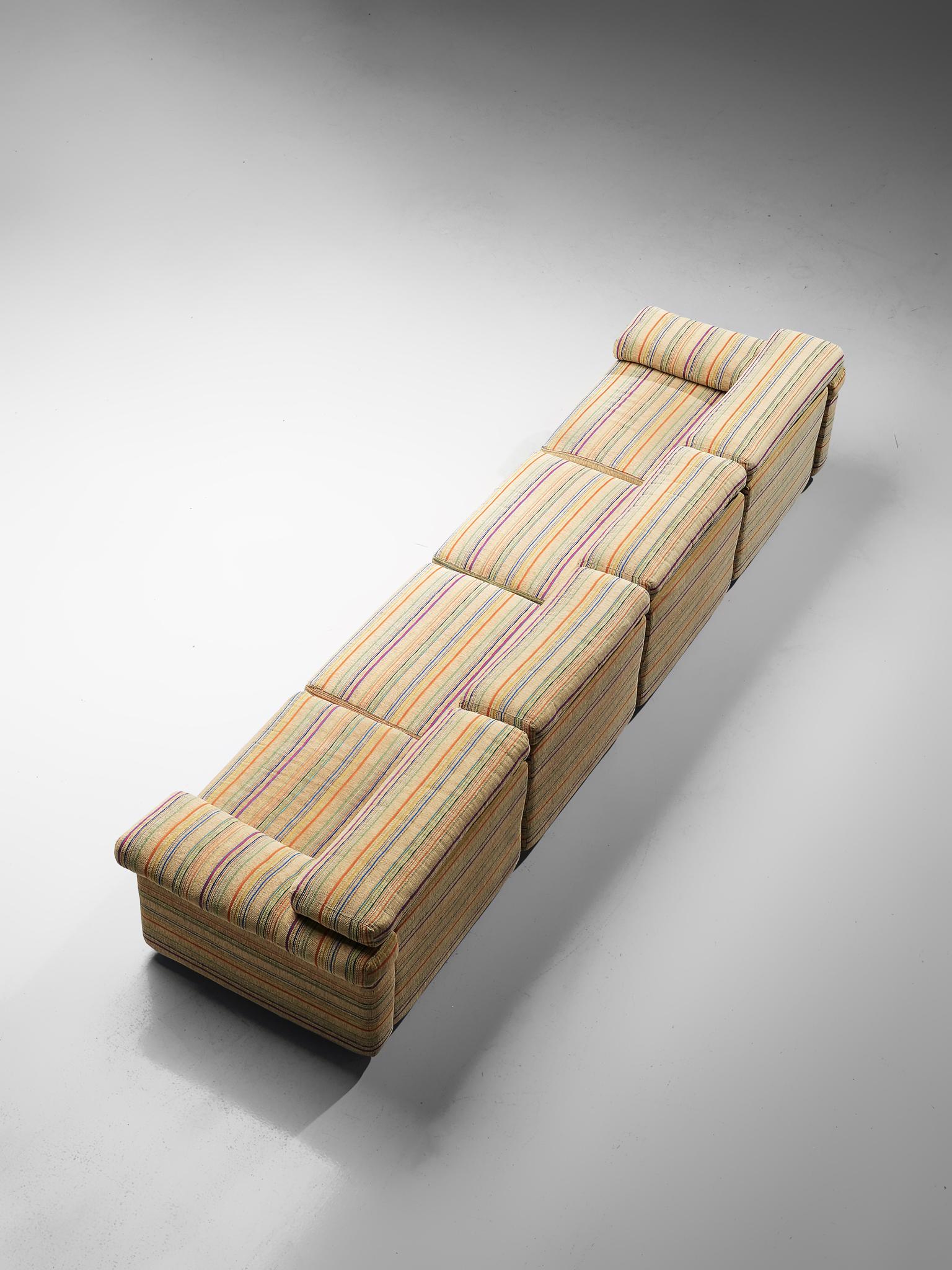 Mid-Century Modern Afra & Tobia Scarpa 'Erasmo' Sectional Sofa