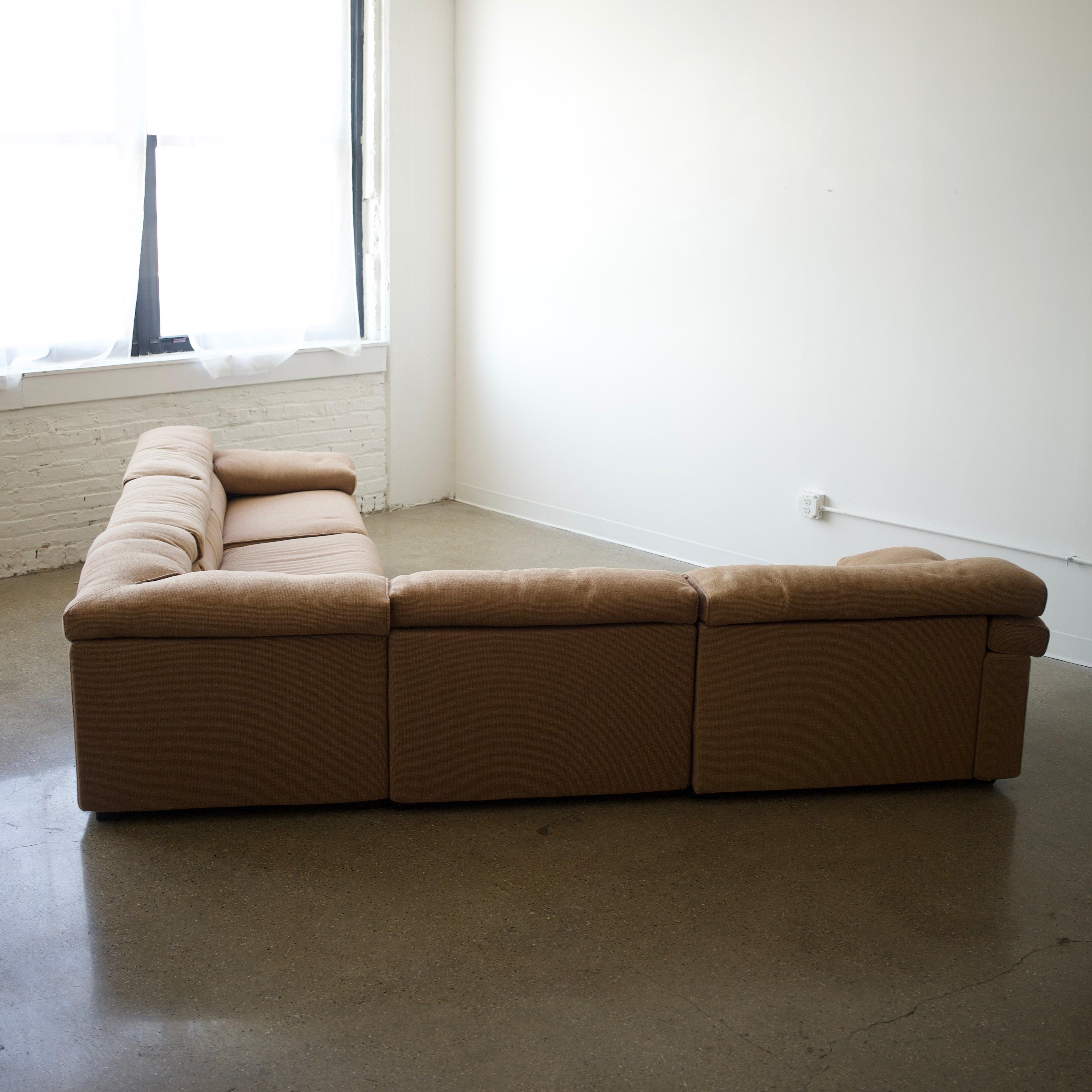 Afra & Tobia Scarpa “Erasmo” Sectional Sofa In Good Condition In Chicago, IL