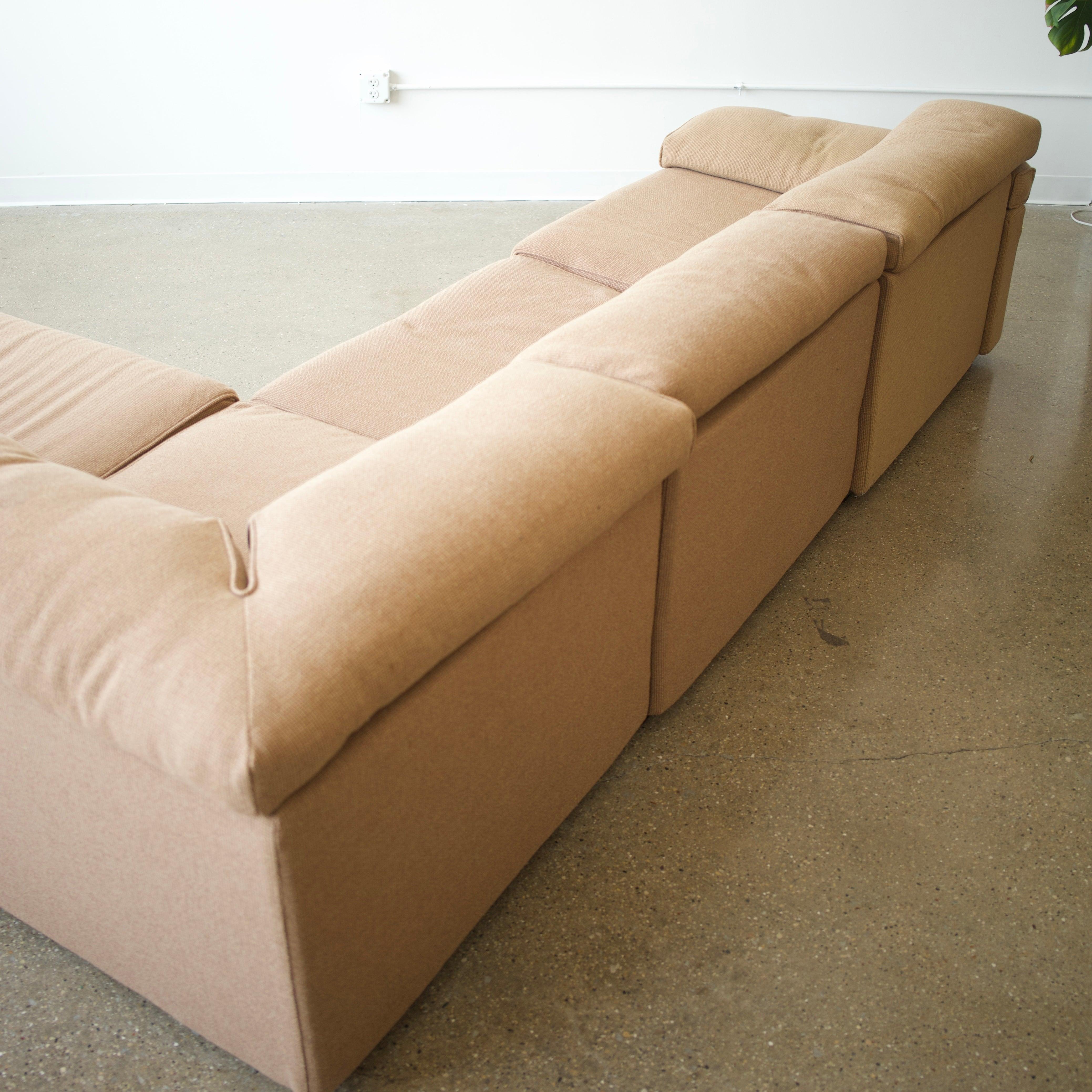 Late 20th Century Afra & Tobia Scarpa “Erasmo” Sectional Sofa