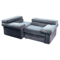 Divano Afra & Tobia Scarpa Erasmo, B&B Italia, anni '70, 2 disponibili