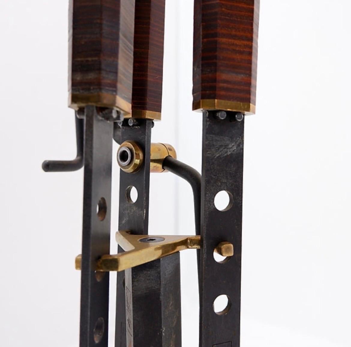 Afra & Tobia Scarpa Fire tool set - Ed. Dimensione Fuoco - Circa 1983 4