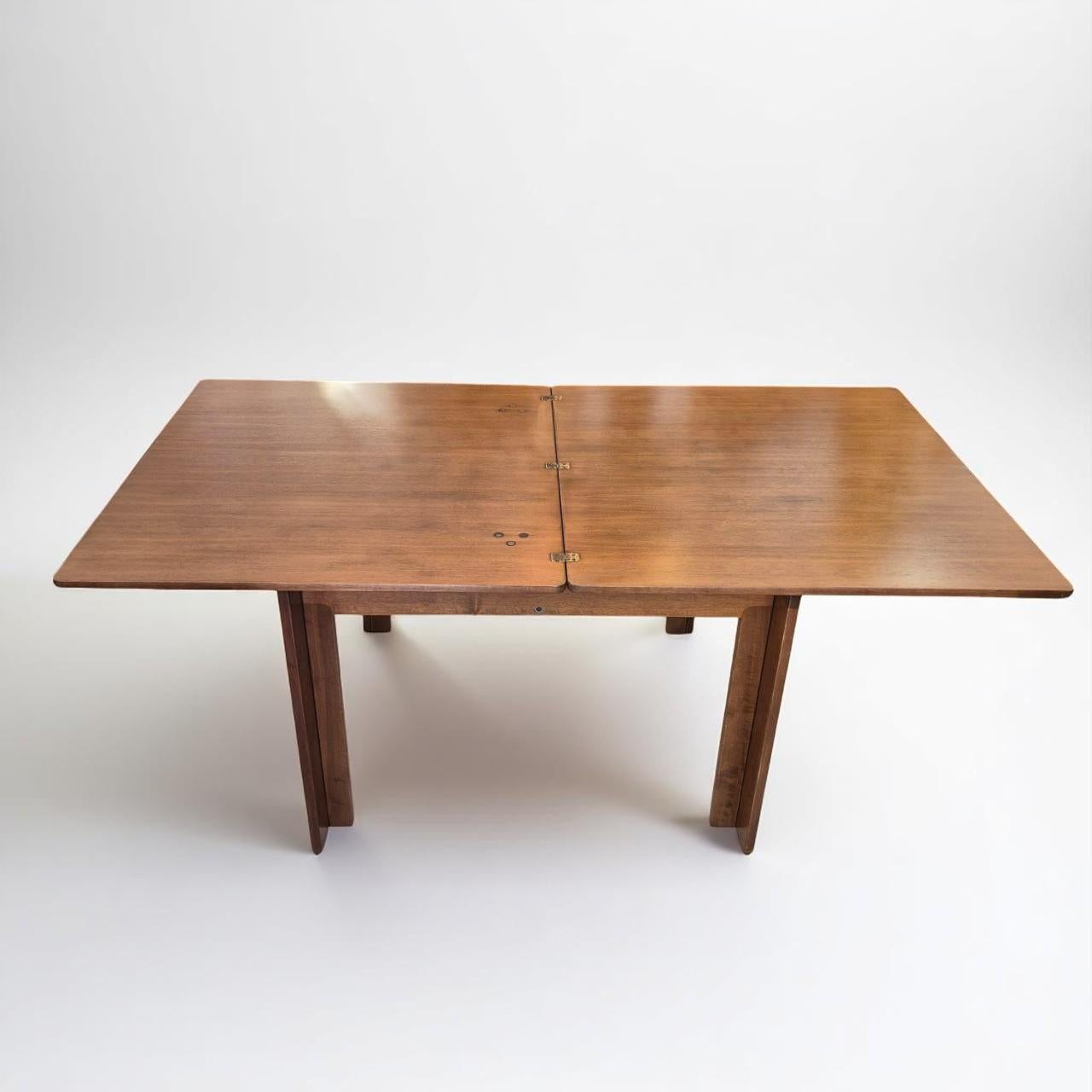 Mid-Century Modern Afra & Tobia Scarpa Folding Dining Table for Cassina, Model 778, 20th Century en vente
