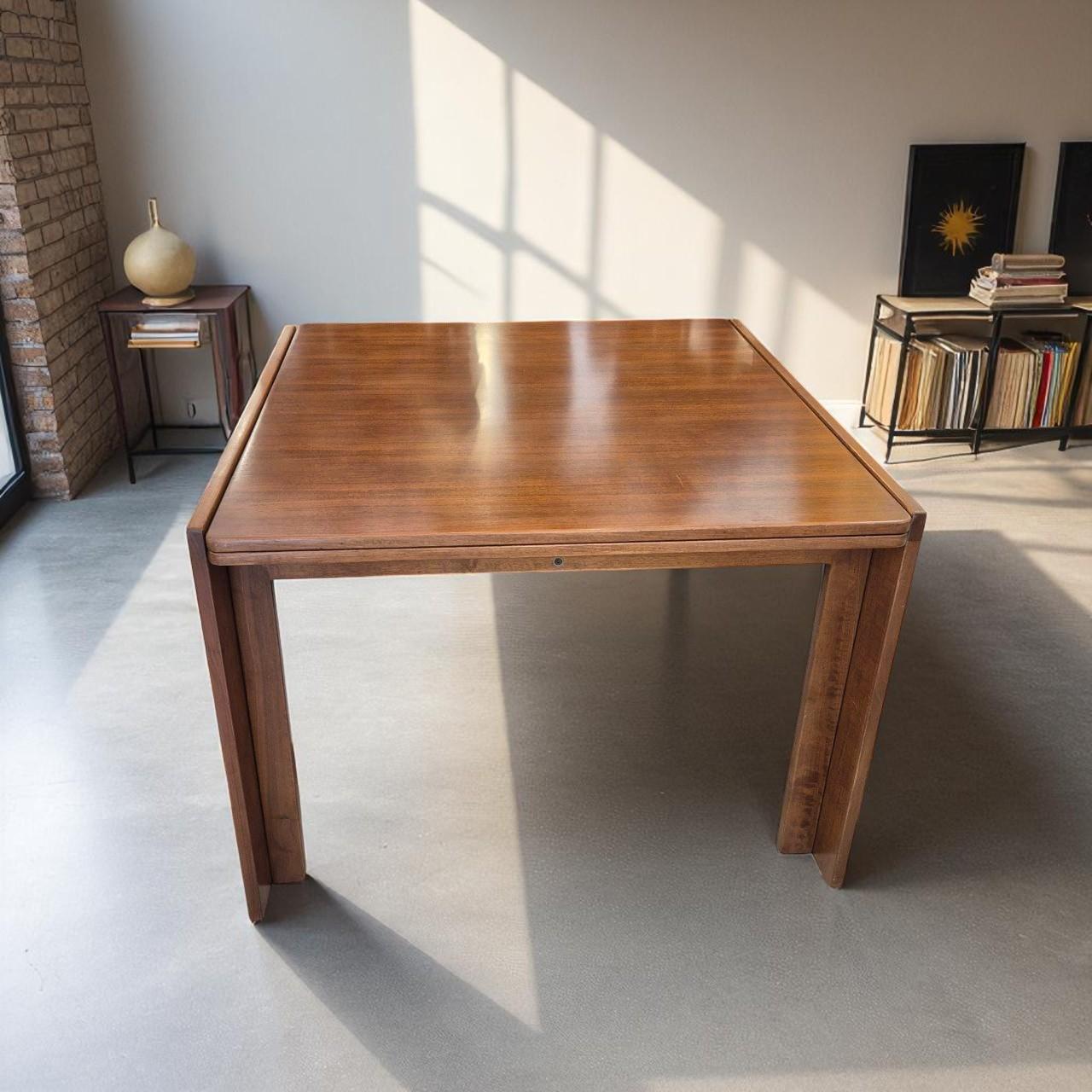 Afra & Tobia Scarpa Folding Dining Table for Cassina, Model 778, 20th Century Bon état - En vente à NICE, FR