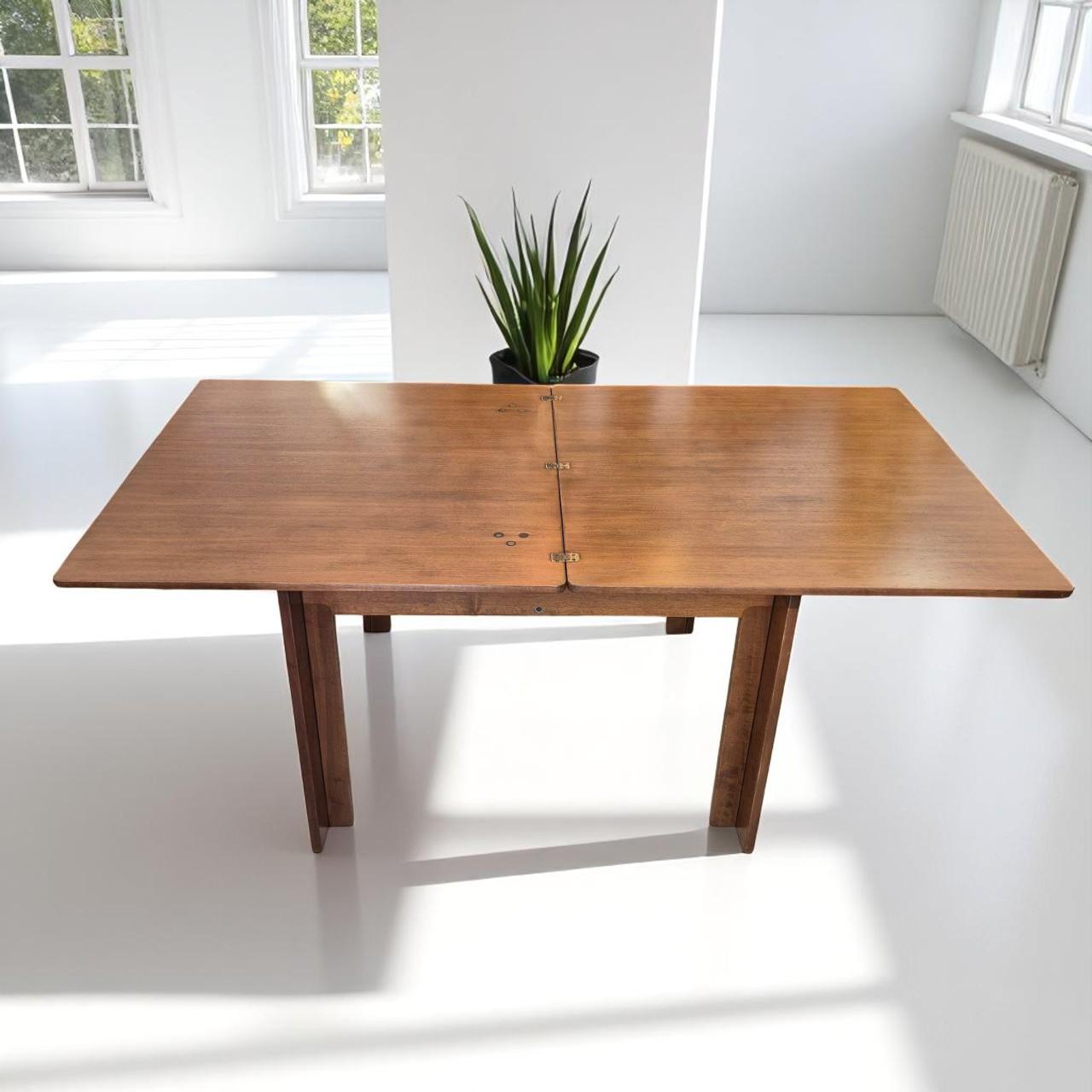20ième siècle Afra & Tobia Scarpa Folding Dining Table for Cassina, Model 778, 20th Century en vente