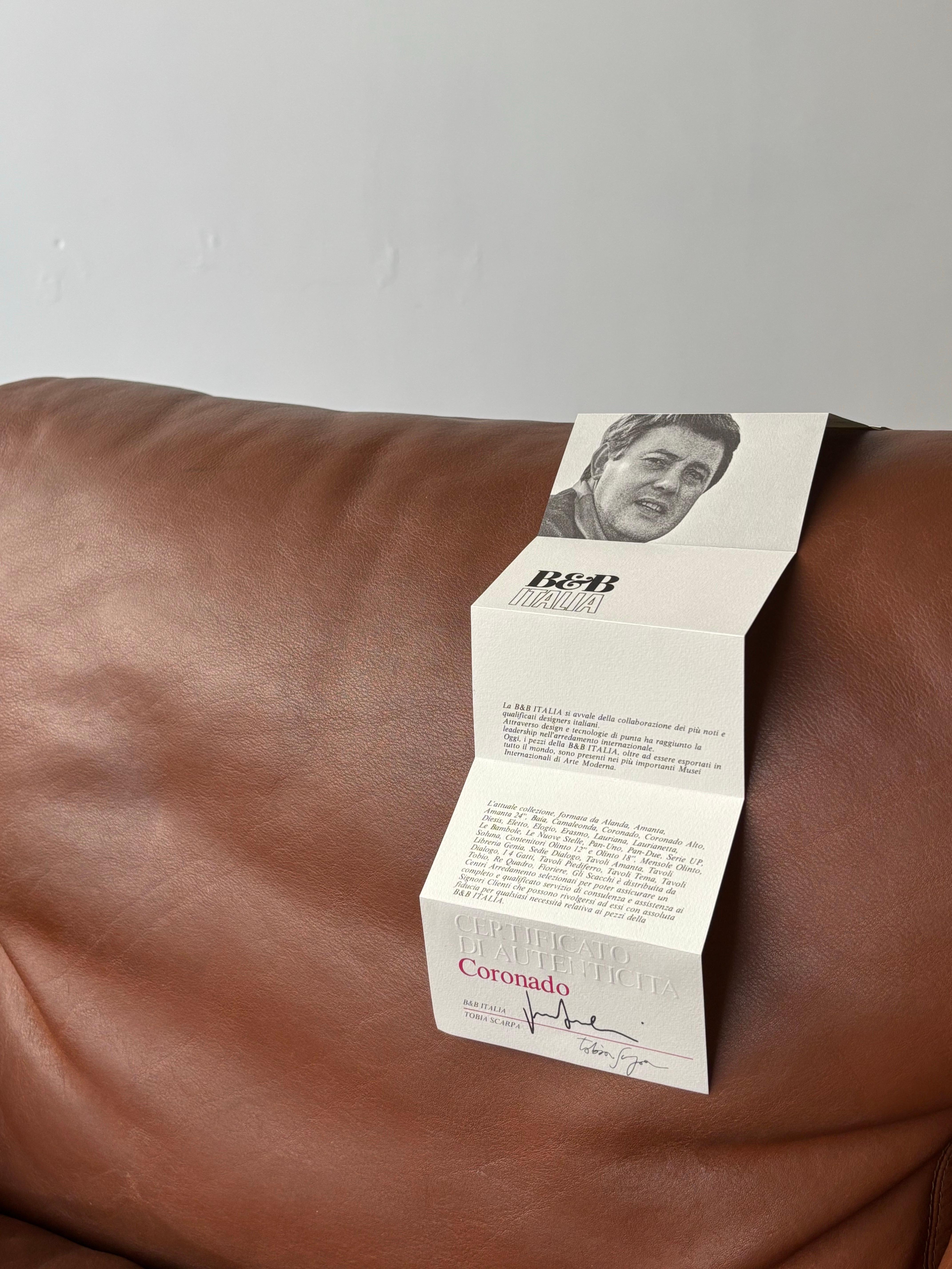Afra & Tobia Scarpa para B&B Italia, sillón 