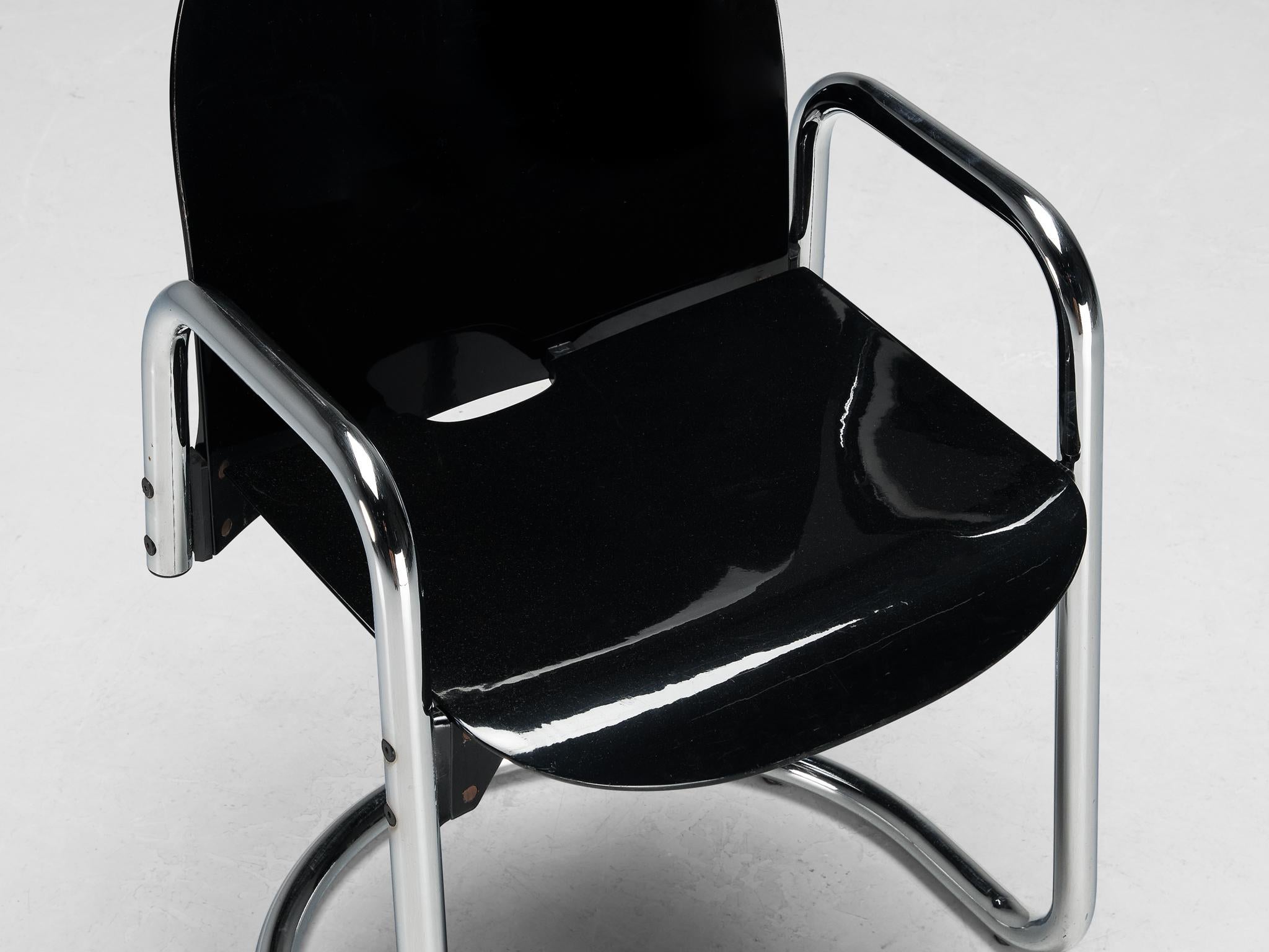 Afra & Tobia Scarpa for B&B Italia 'Dialogo Dessau' Dining Chairs In Good Condition For Sale In Waalwijk, NL