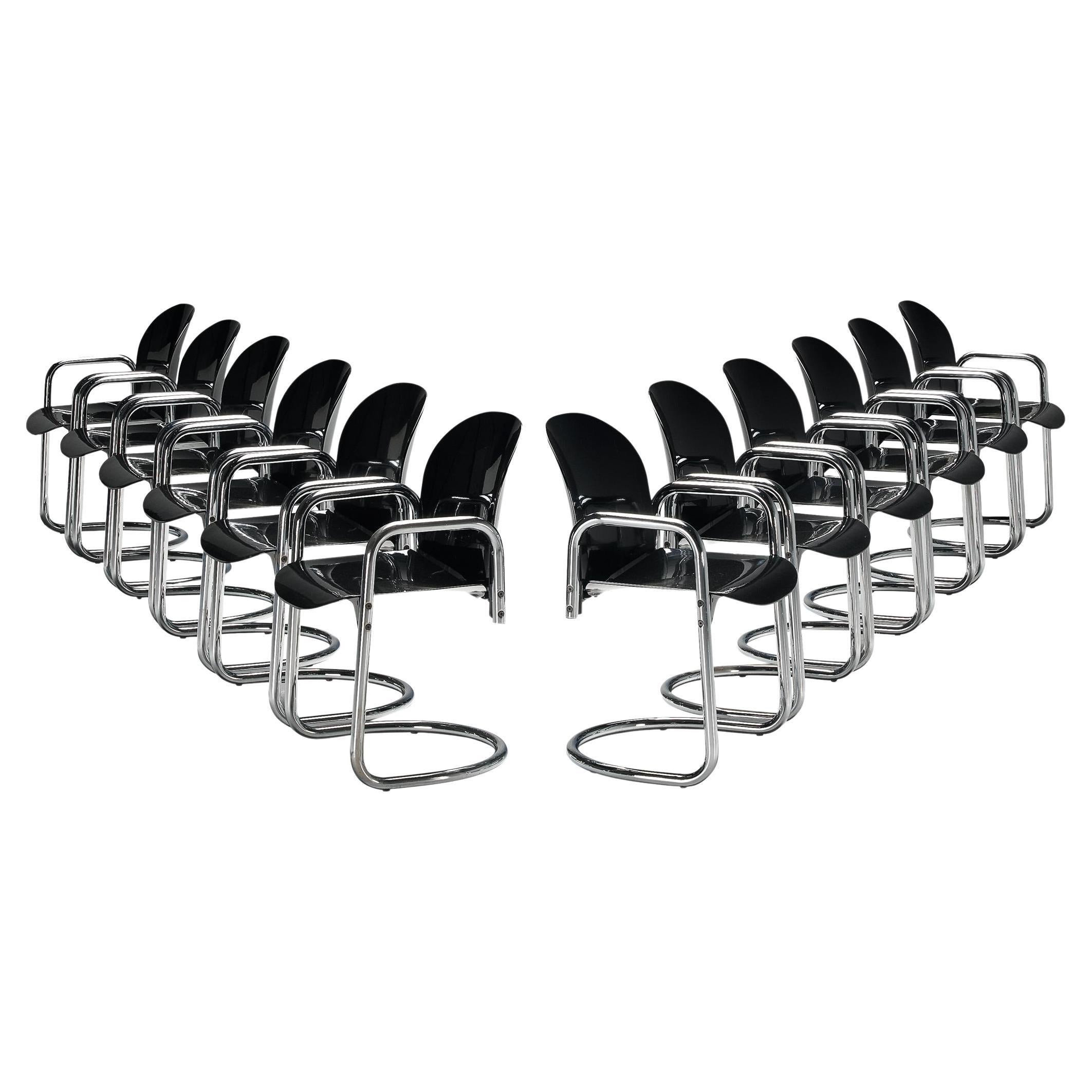 Afra & Tobia Scarpa for B&B Italia 'Dialogo Dessau' Dining Chairs  For Sale