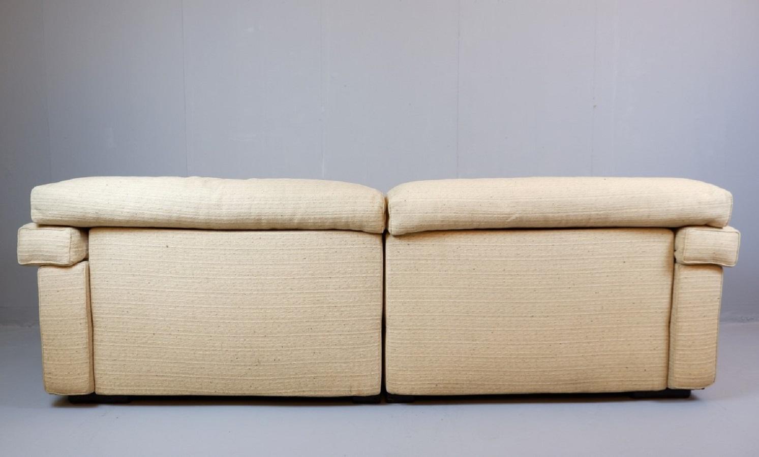 Afra & Tobia Scarpa for B&B Italia, 'Erasmo' Sofa, 1970s In Good Condition In Brussels, BE