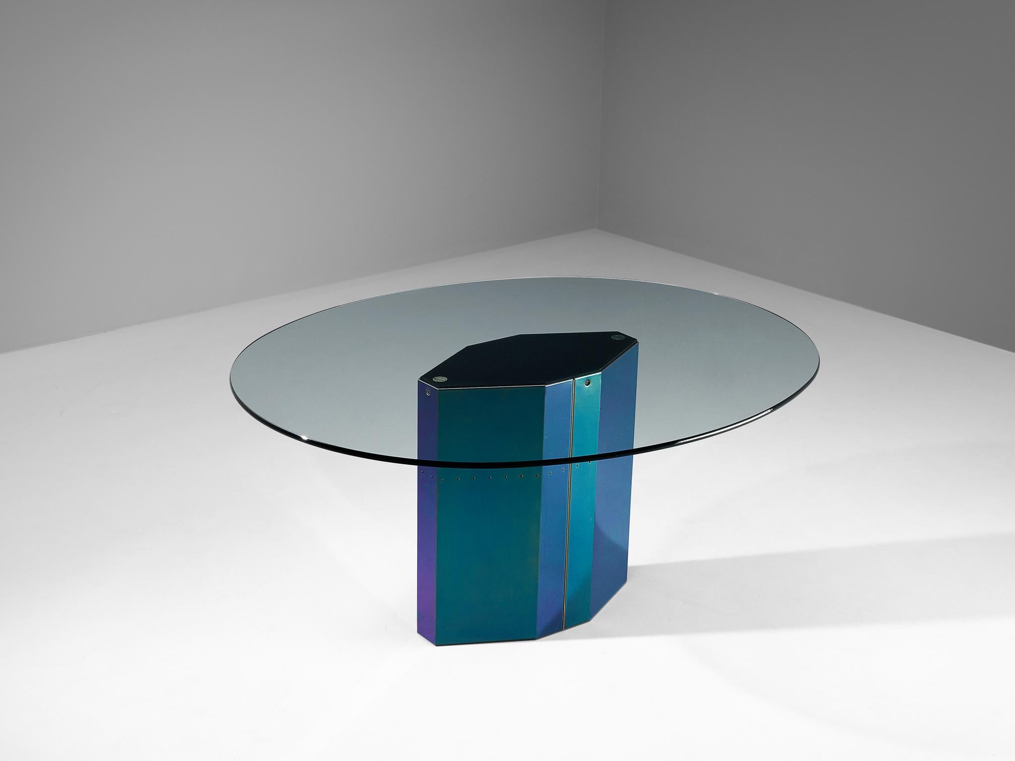 Post-Modern Afra & Tobia Scarpa for B&B Italia Rare 'Polygonon' Dining Table 