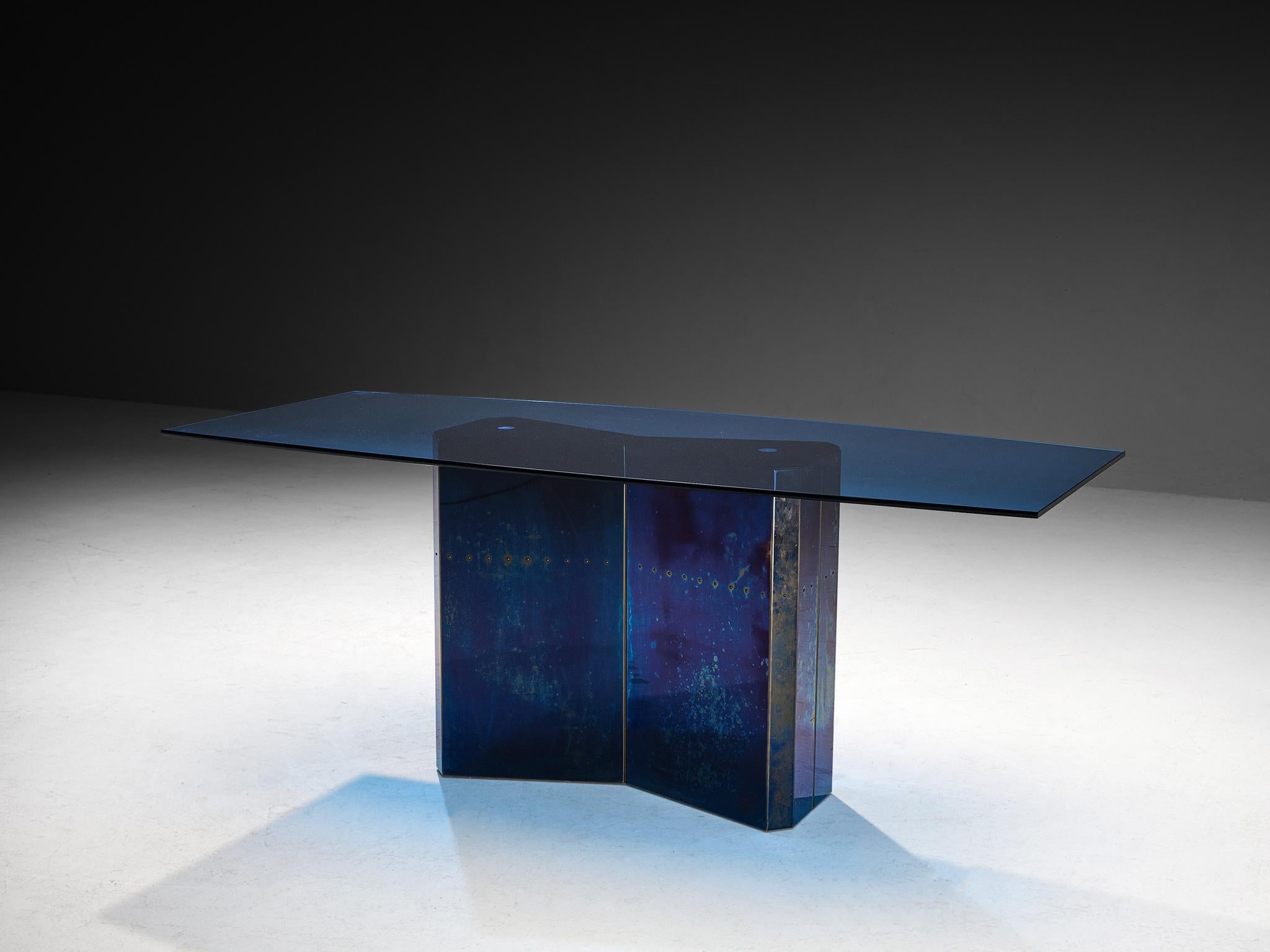Afra & Tobia Scarpa for B&B Italia Rare 'Polygonon' Dining Table For Sale 1