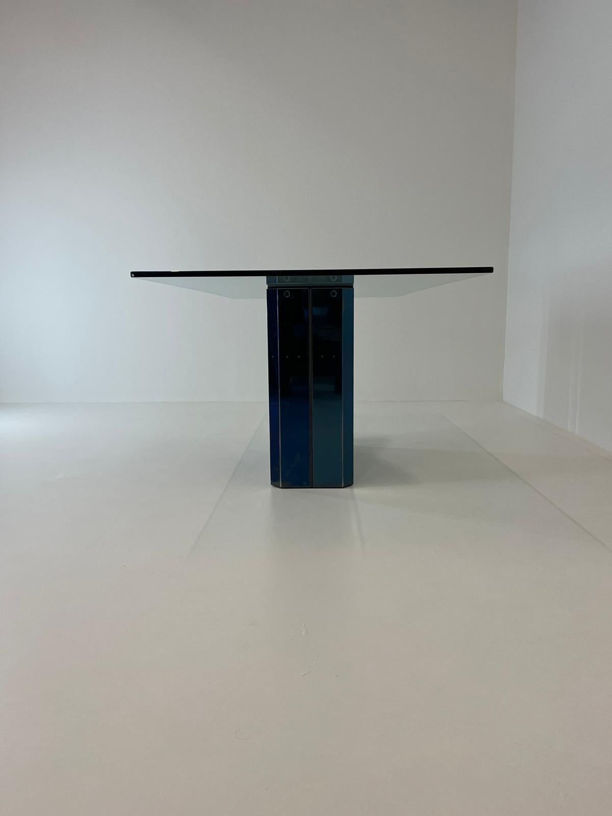 Late 20th Century Afra & Tobia Scarpa for B&B Italia Rare Polygonon Dining Table Italy 1984 For Sale