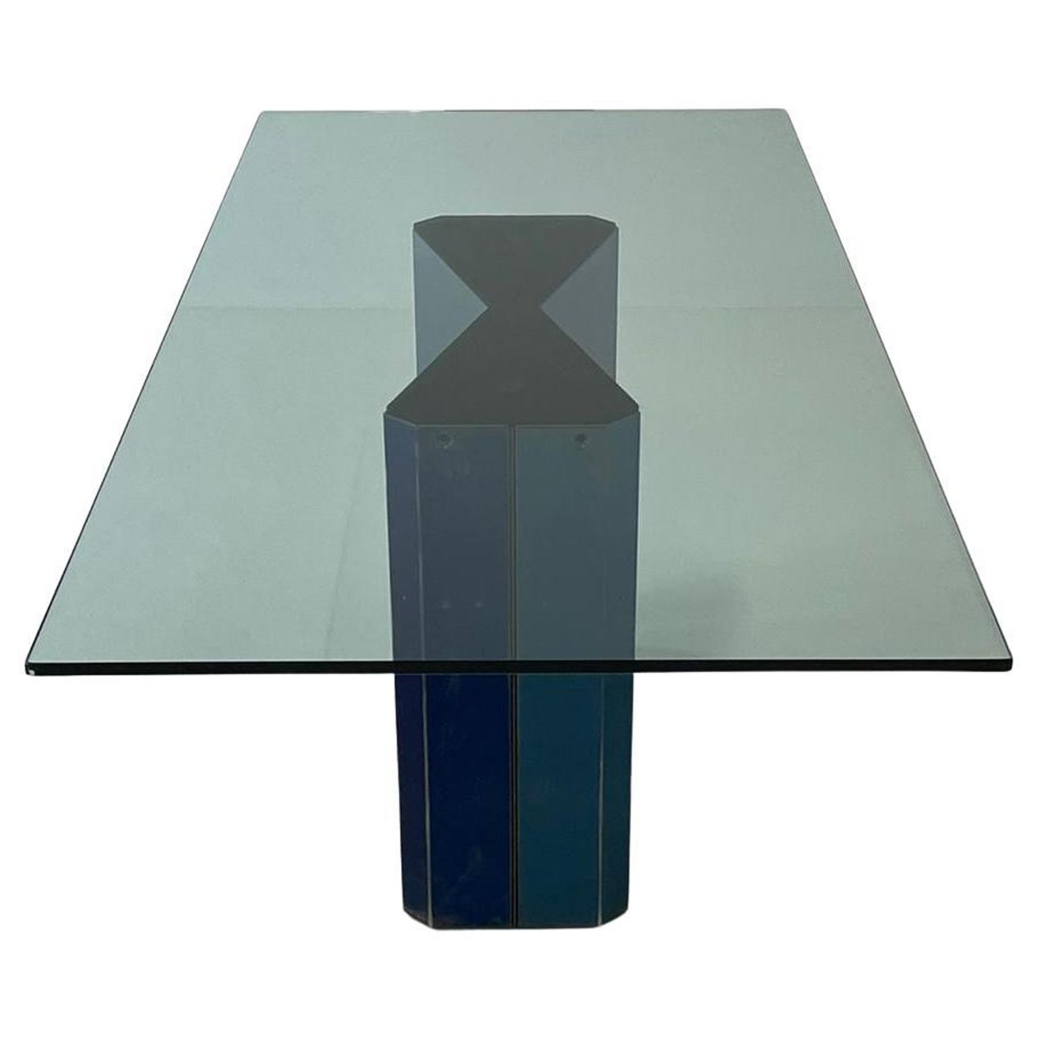 Afra and Tobia Scarpa for B&B Italia Rare 'Polygonon' Dining Table For Sale  at 1stDibs