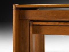 Afra & Tobia Scarpa for Cassina '777' Nesting Side Table Set in Teak
