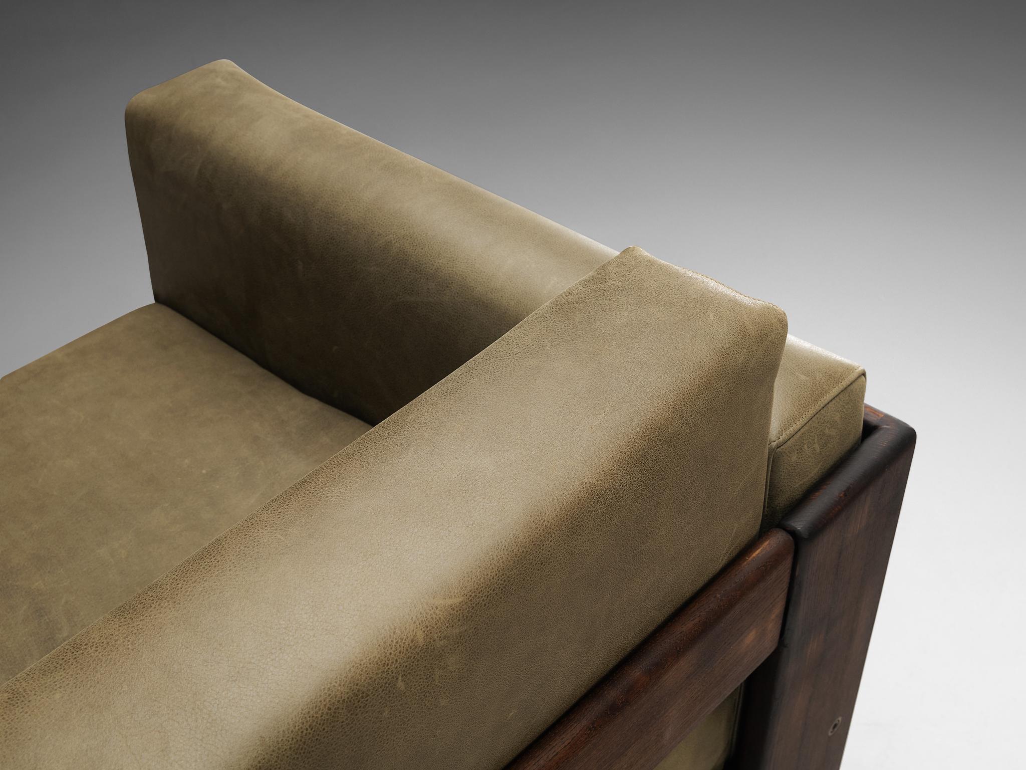 Afra & Tobia Scarpa for Cassina 'Bastiano' Lounge Chair in Leather For Sale 1