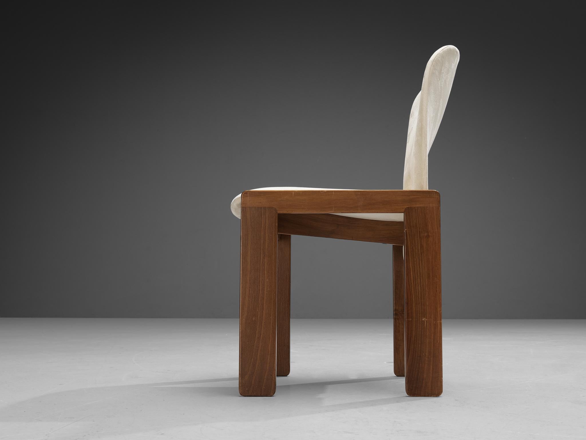 Mid-20th Century Afra & Tobia Scarpa for Cassina Pair of '121' Dining Chairs in Walnut
