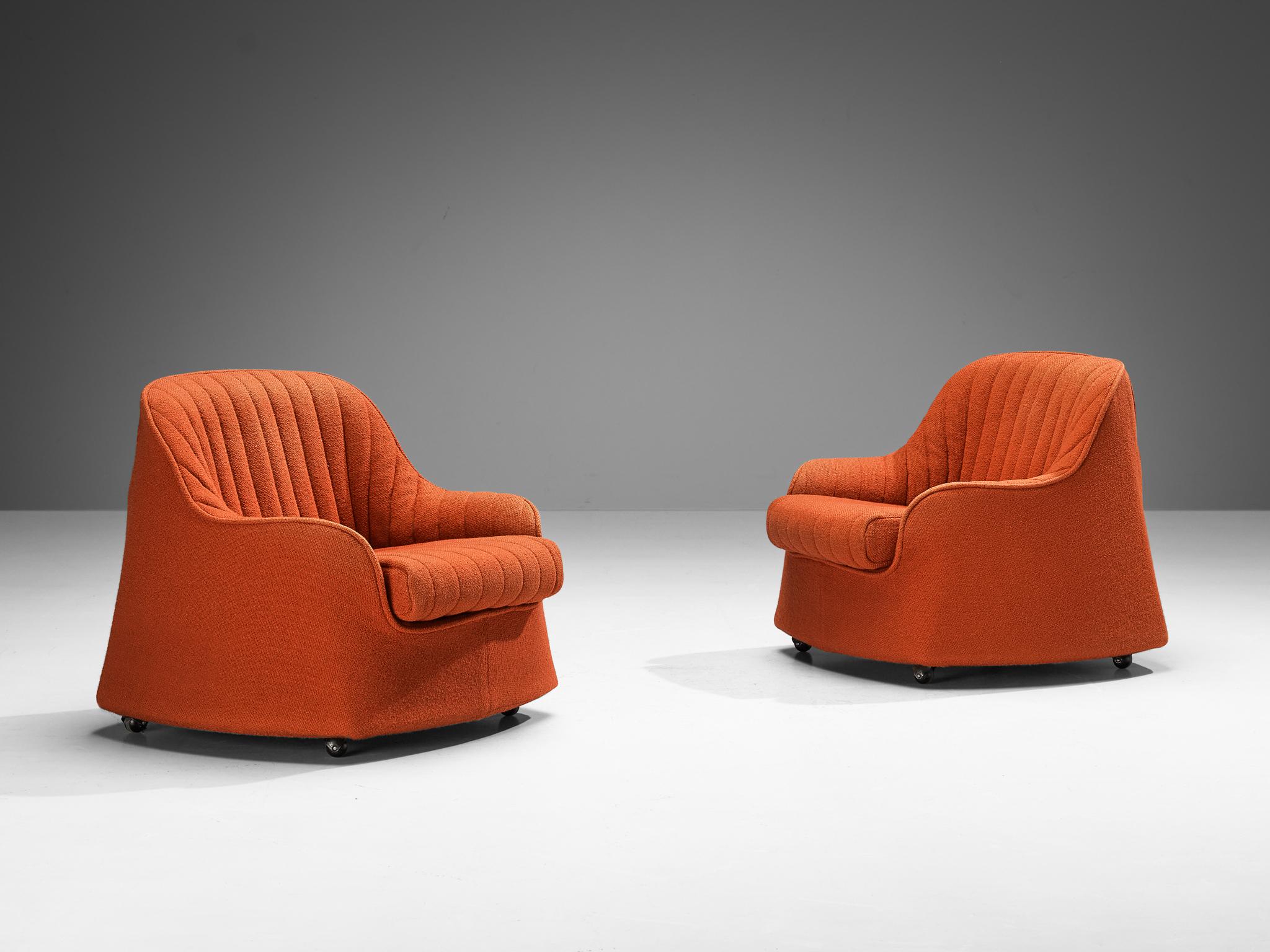Tissu Paire de chaises longues 'Ciprea' de Afra & Tobia Scarpa pour Cassina en vente