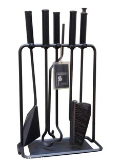 Afra & Tobia Scarpa for Dimensione Fuoco Fireplace Set, Italy 1970s