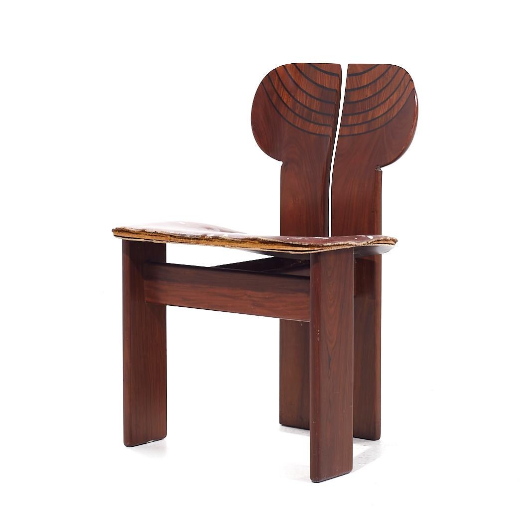 Mid-Century Modern Afra & Tobia Scarpa for Maxalto Africa Mid Century Chair (Chaise africaine du milieu du siècle) en vente