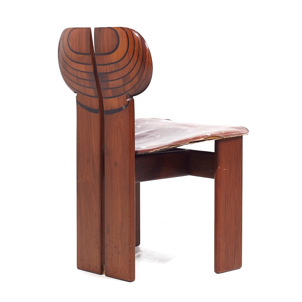 italien Afra & Tobia Scarpa for Maxalto Africa Mid Century Chair (Chaise africaine du milieu du siècle) en vente
