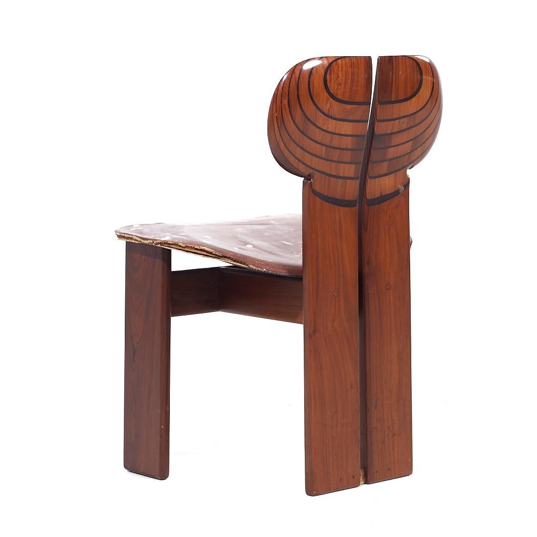 Fin du 20e siècle Afra & Tobia Scarpa for Maxalto Africa Mid Century Chair (Chaise africaine du milieu du siècle) en vente