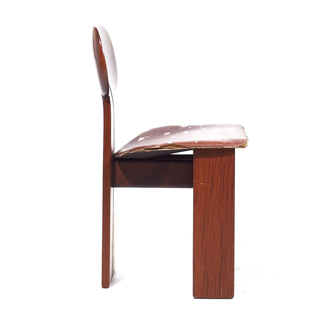 Wood Afra & Tobia Scarpa for Maxalto Africa Mid Century Chair For Sale