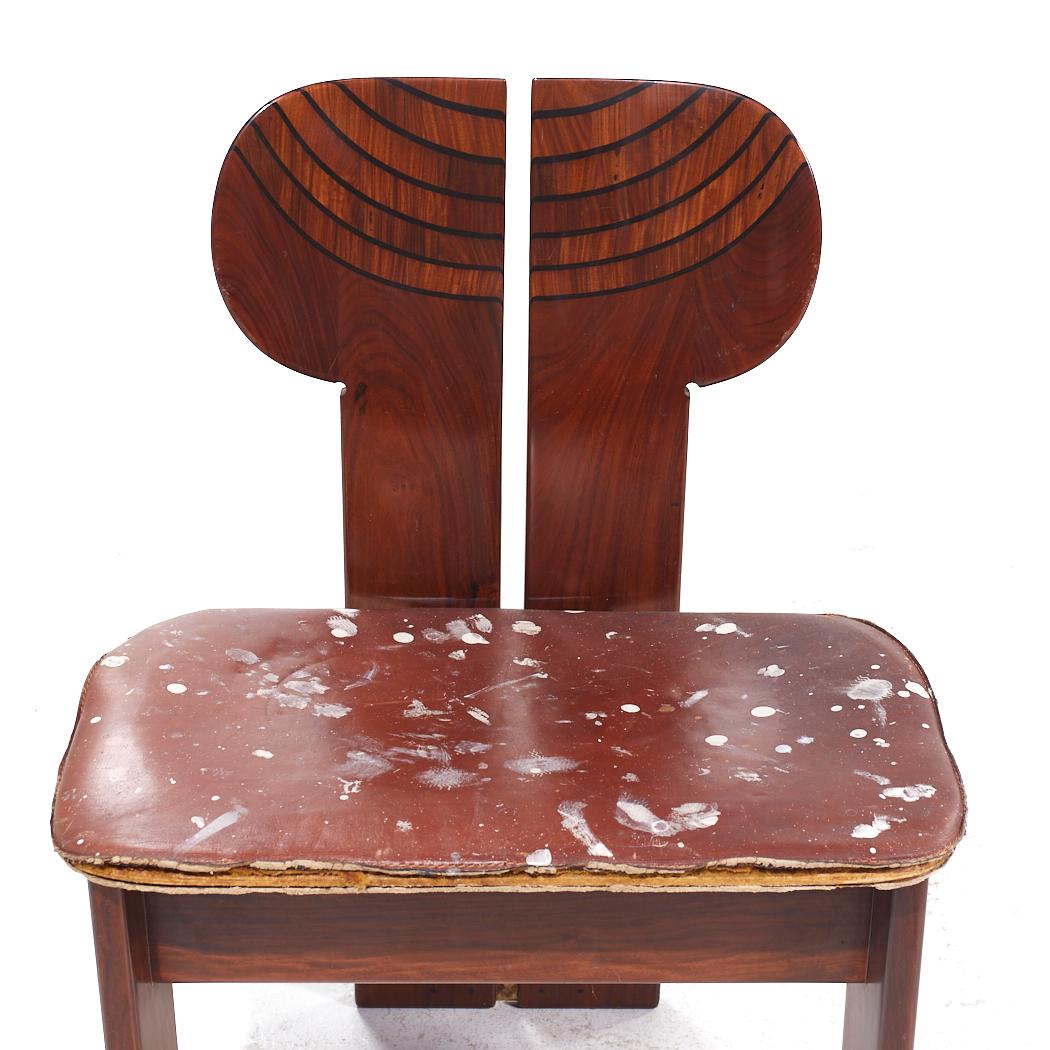 Afra & Tobia Scarpa for Maxalto Africa Mid Century Chair (Chaise africaine du milieu du siècle) en vente 2