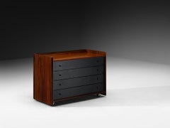 Afra & Tobia Scarpa for Maxalto 'Artona' Chest of Drawers in Leather and Walnut