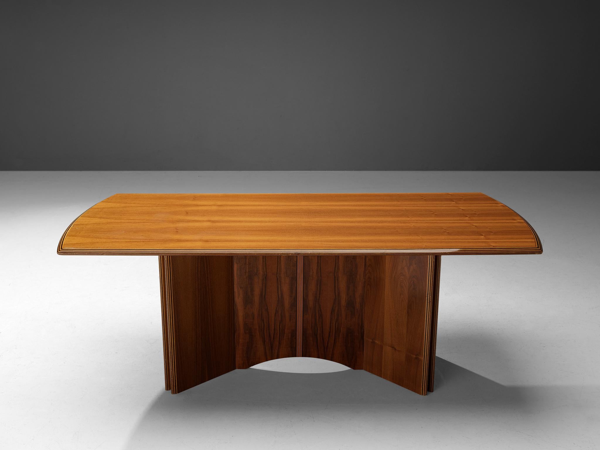 Mid-Century Modern Afra & Tobia Scarpa for Maxalto 'Artona' Dining Table in Walnut