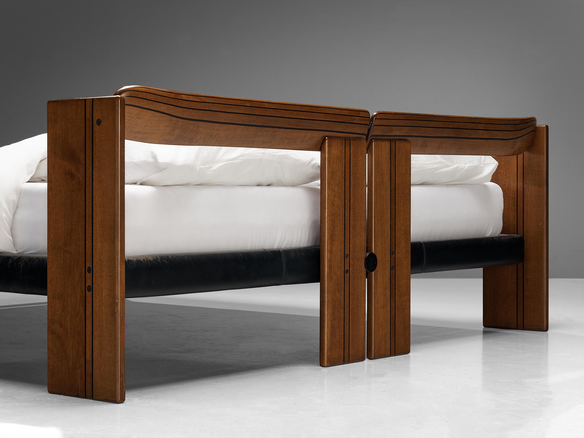 ikea walnut bed frame