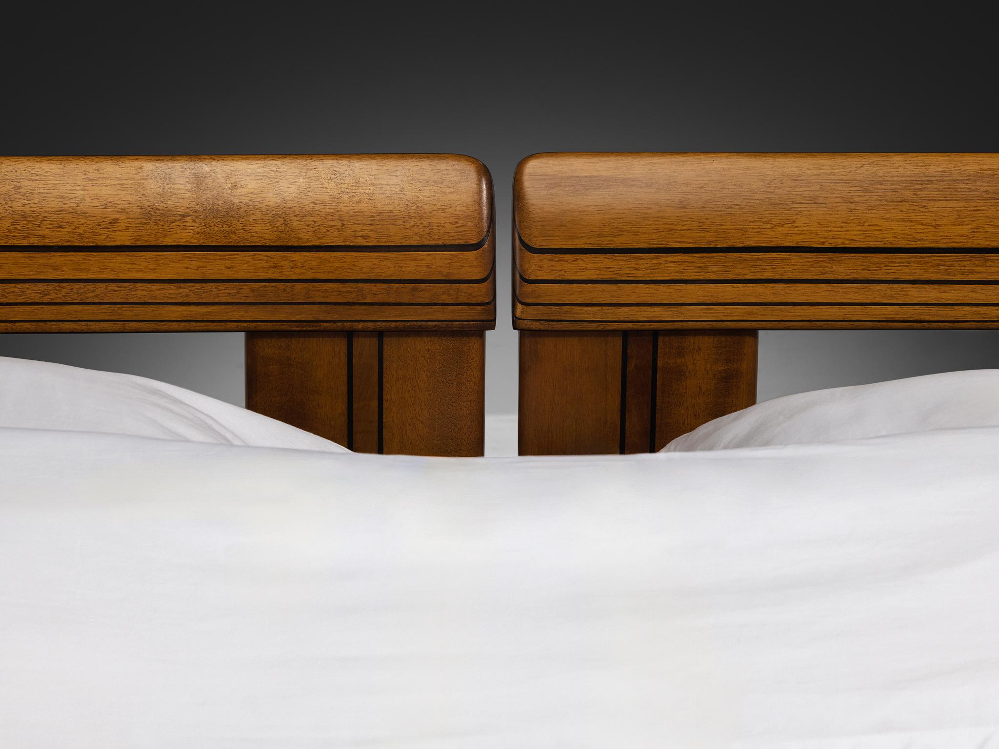 Afra & Tobia Scarpa for Maxalto Artona King Bed with Nightstands For Sale 2