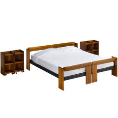Afra & Tobia Scarpa for Maxalto Artona King Bed with Nightstands