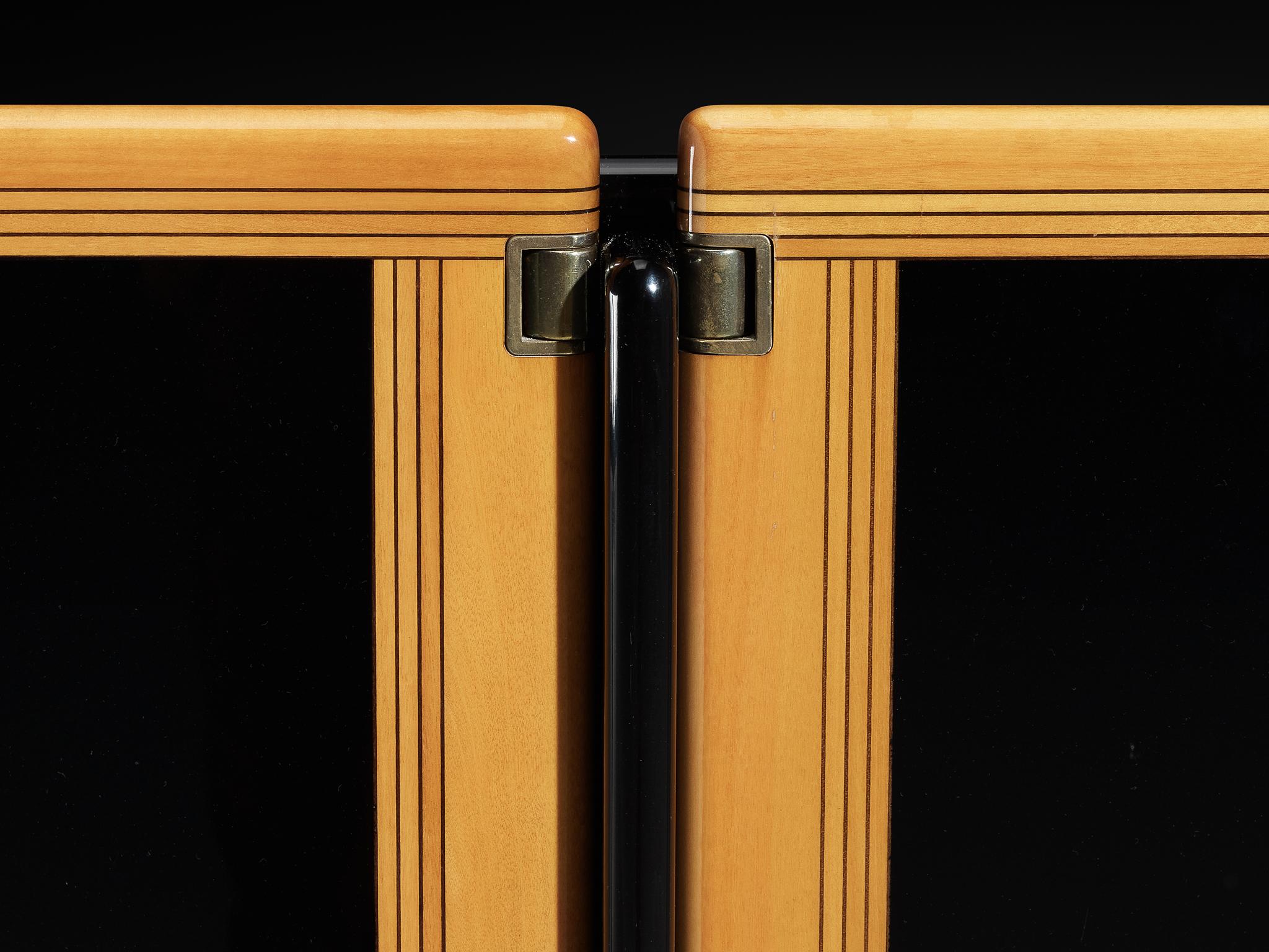 Fin du 20e siècle Afra & Tobia Scarpa for Maxalto 'Artona' Buffet en bois laqué noir en vente