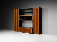 Afra & Tobia Scarpa for Maxalto 'Artona' Wall Unit with Vitrine in Walnut