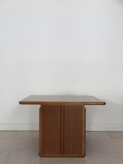 Afra & Tobia Scarpa for Maxalto Italian Midcentury Wood Cooffe Table 1970s