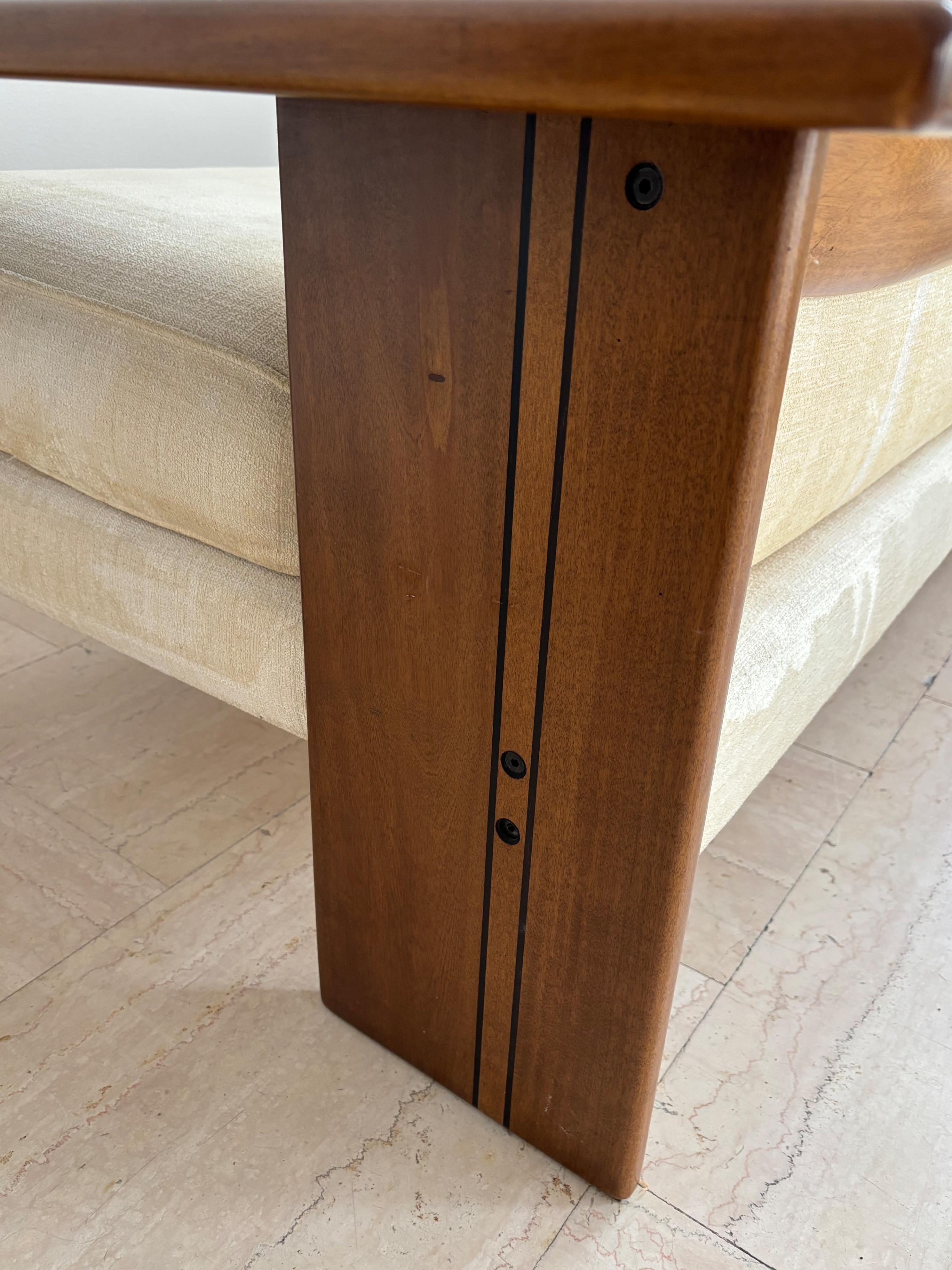 Afra & Tobia Scarpa for Maxalto Italian Wood Fabric 