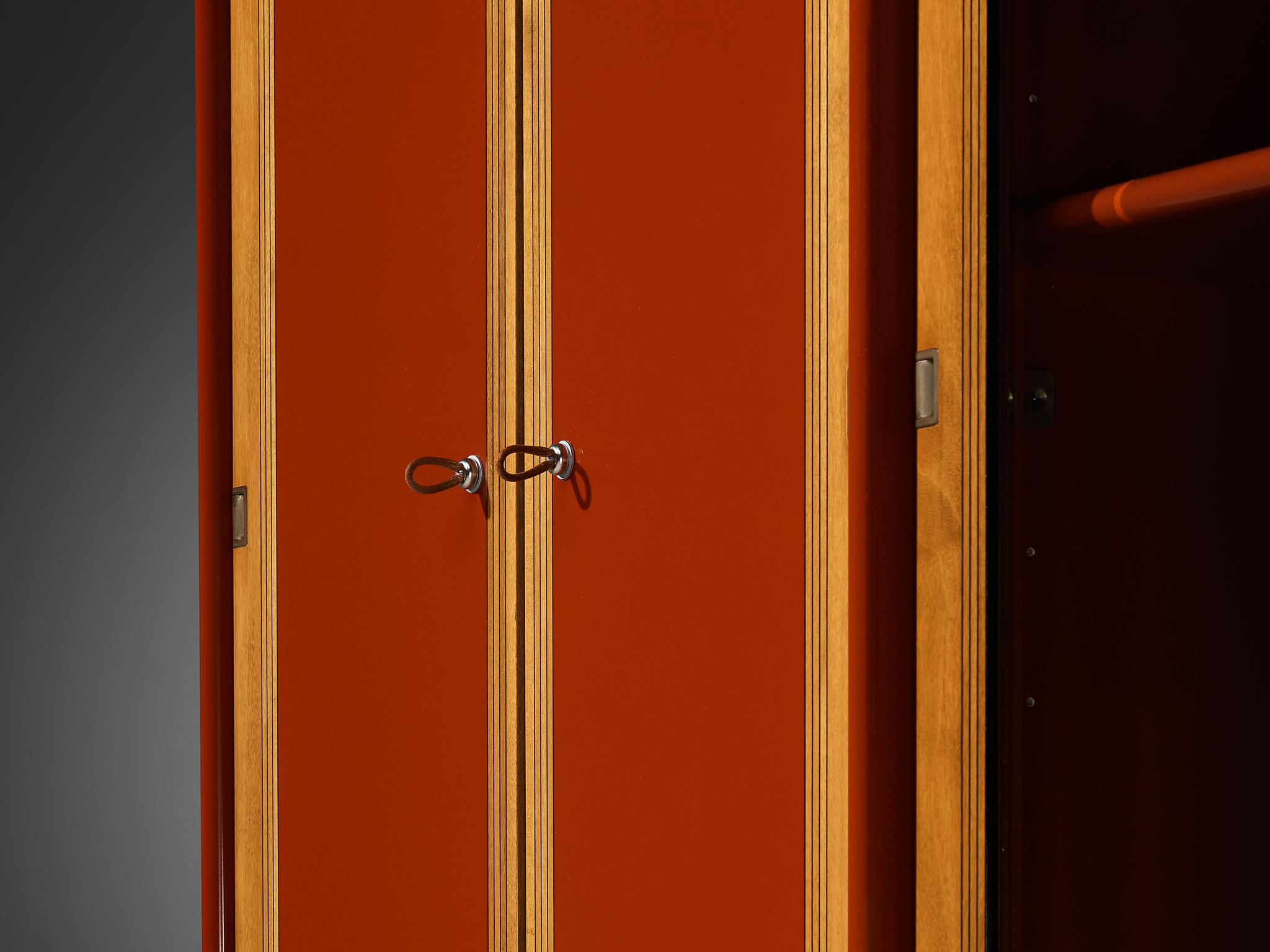 Große Vitrine oder Sideboard „Artona“ von Afra & Tobia Scarpa für Maxalto in Rot im Angebot 3