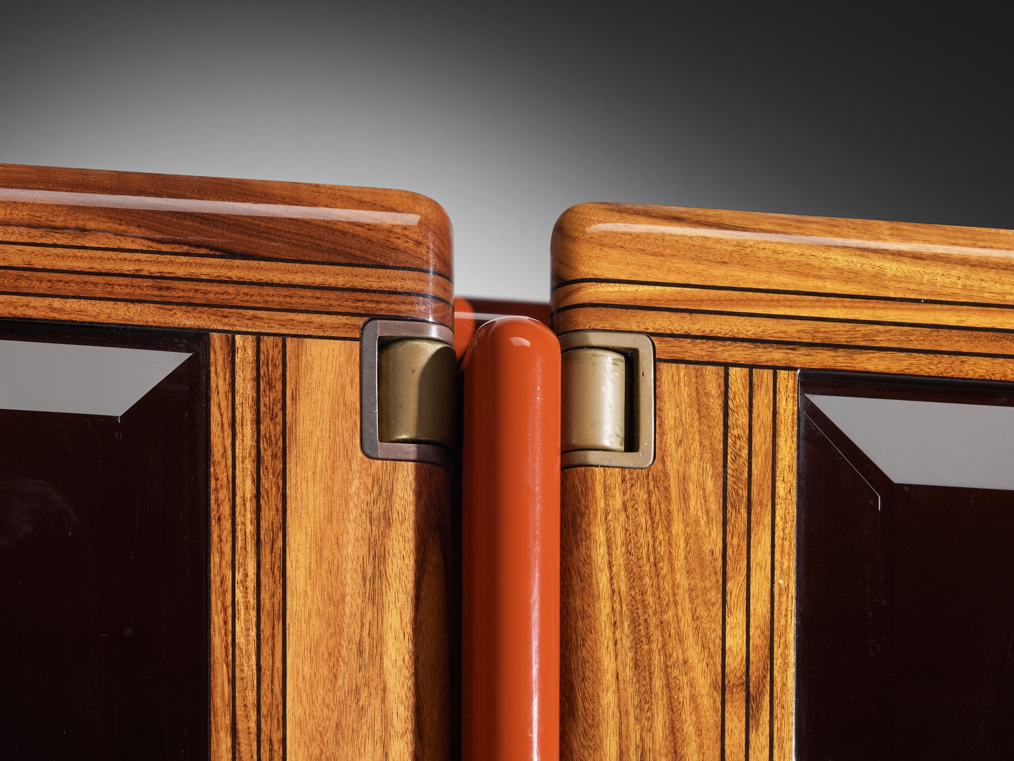 Große Vitrine oder Sideboard „Artona“ von Afra & Tobia Scarpa für Maxalto in Rot im Angebot 4
