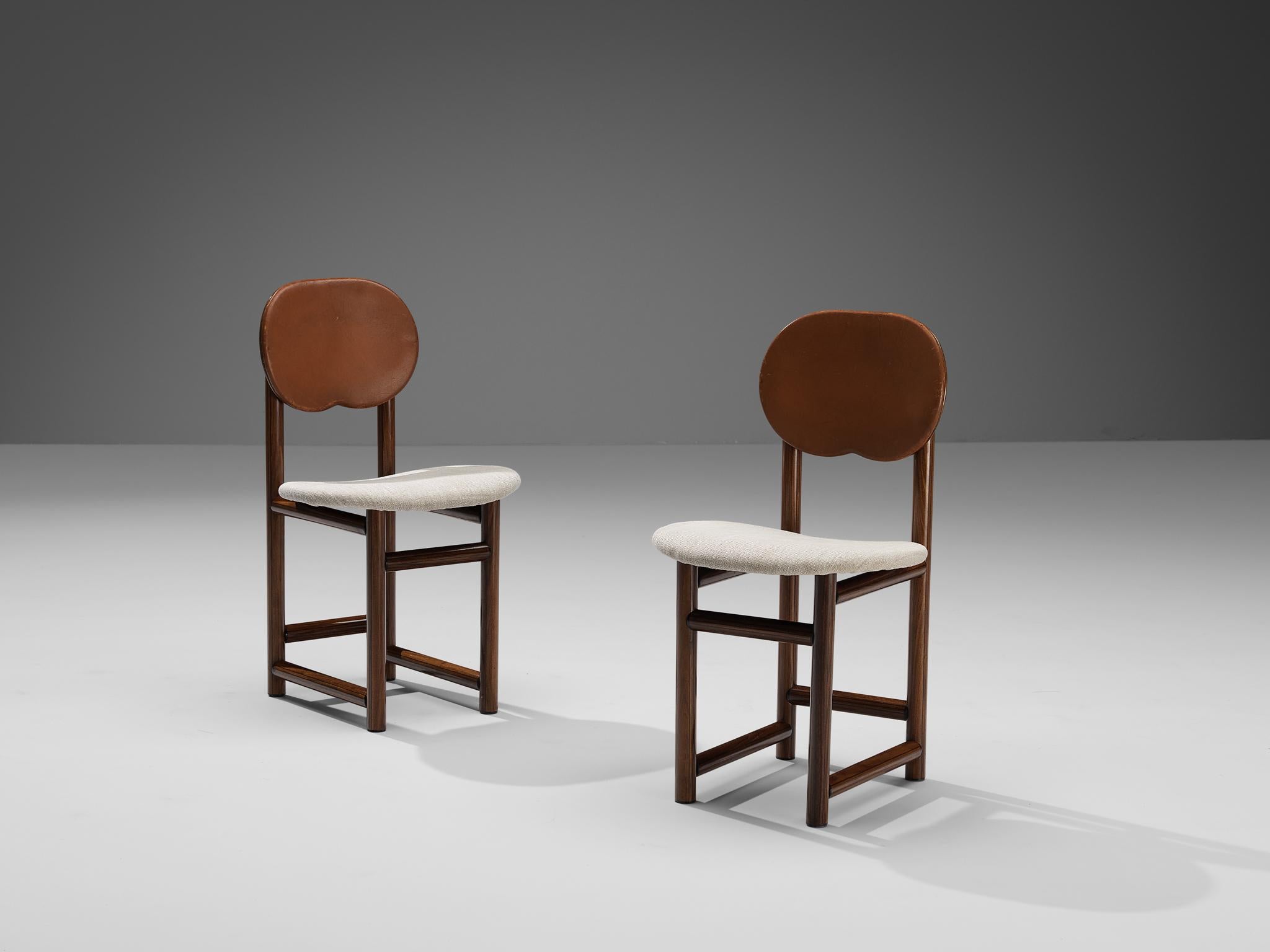Post-Modern Afra & Tobia Scarpa for Maxalto 'New Harmony' Set of Six Dining Chairs