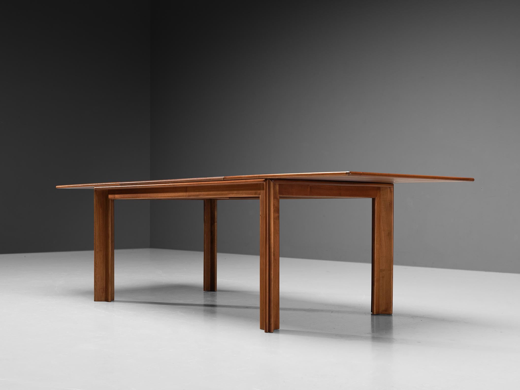 Afra & Tobia Scarpa for Molteni Dining Table in Walnut 4