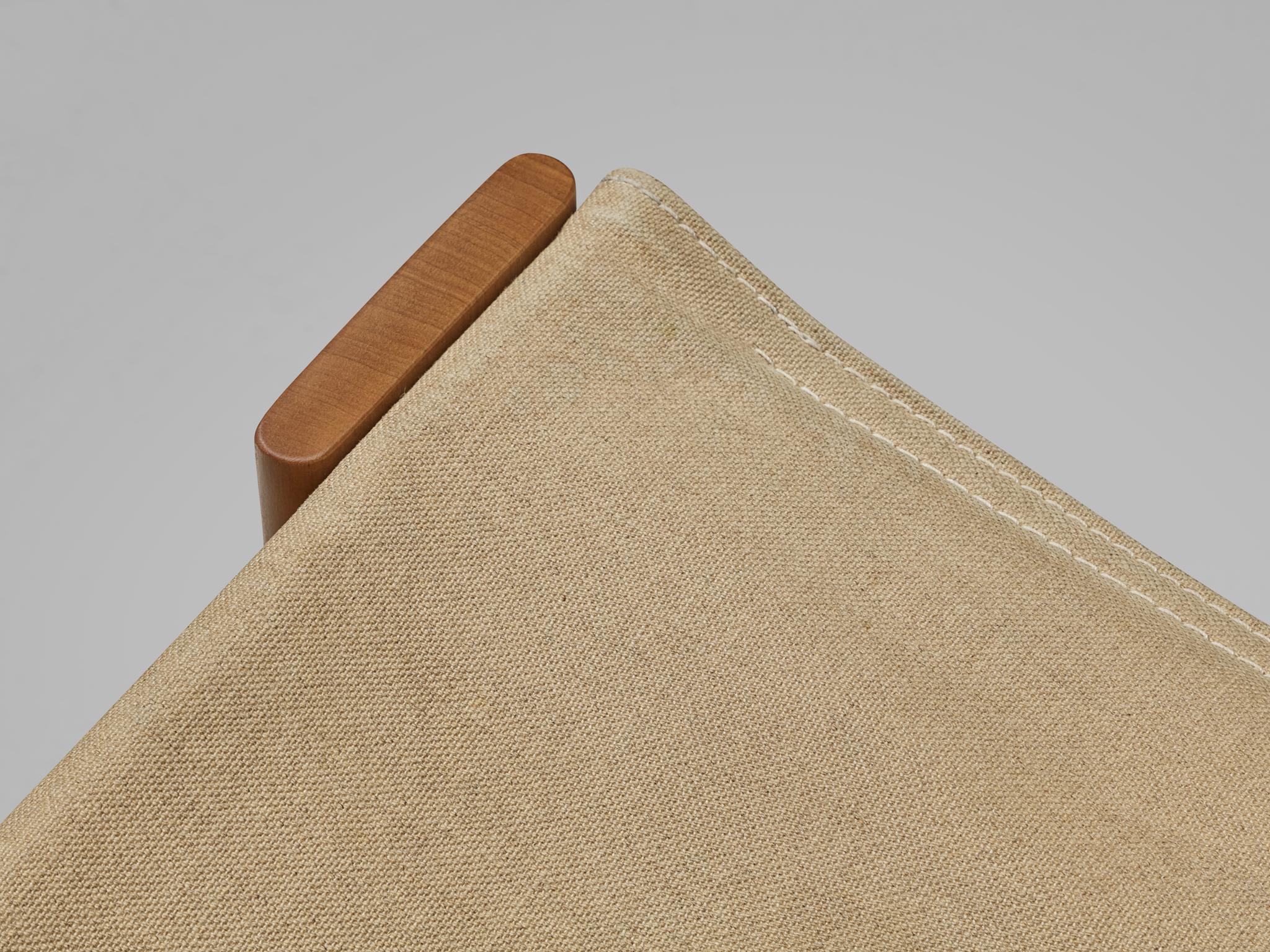 Afra & Tobia Scarpa for Molteni Set of 10 'Monk' Dining Chairs with Canvas 5
