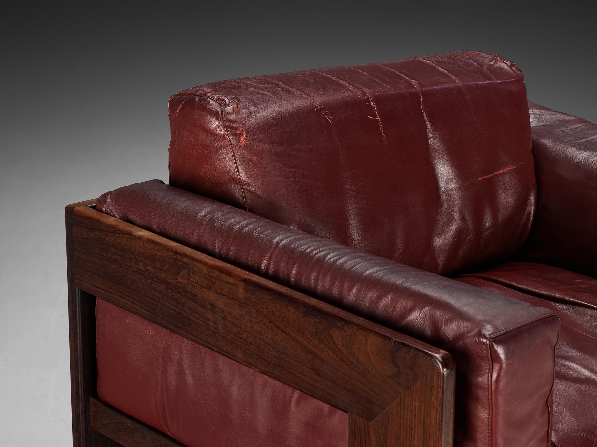 Italian Afra & Tobia Scarpa for Simon Gavina 'Bastiano' Lounge Chair in Walnut  For Sale