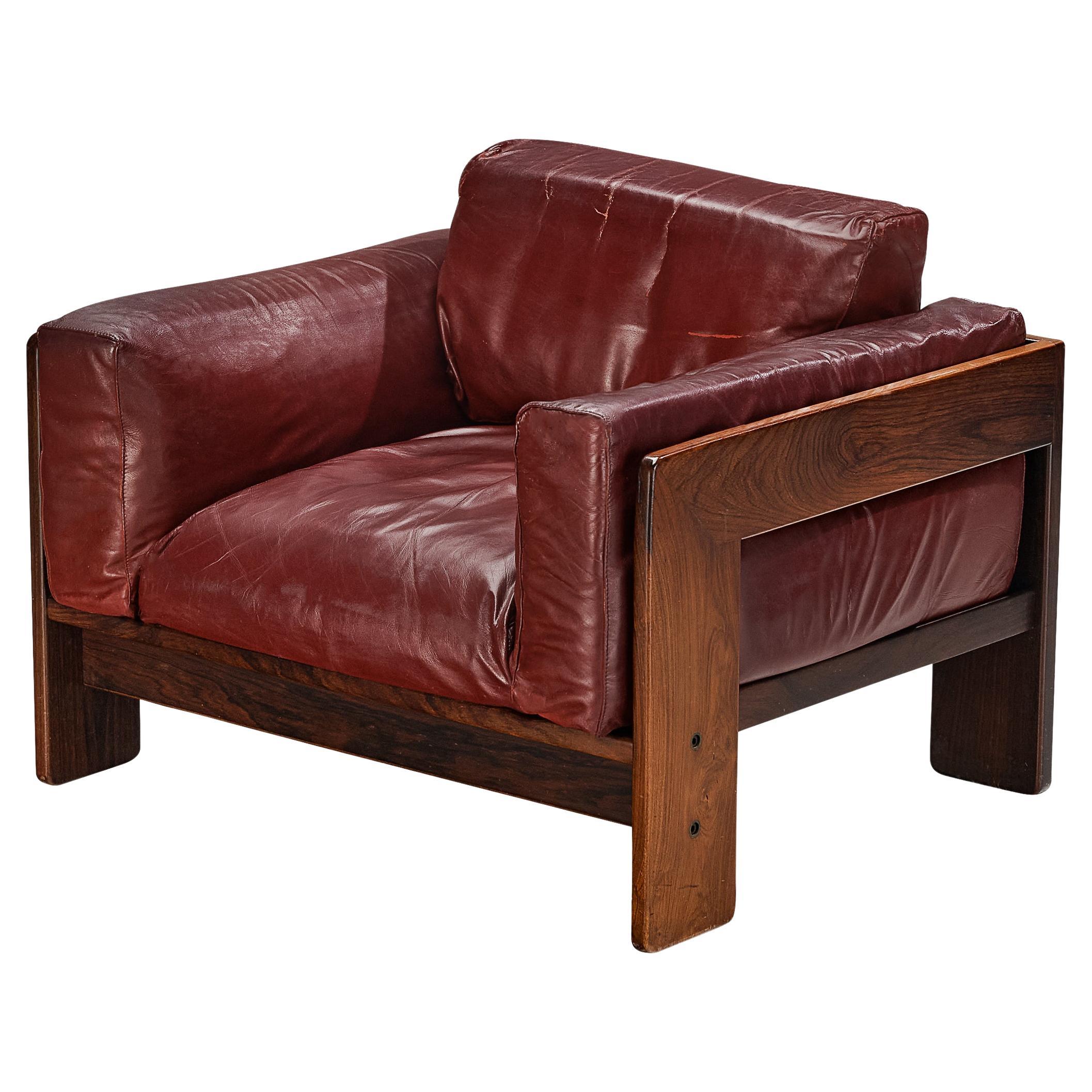 Afra & Tobia Scarpa for Simon Gavina 'Bastiano' Lounge Chair in Walnut  For Sale