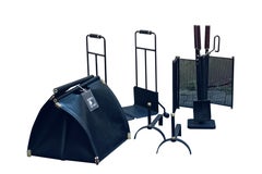 Afra & Tobia Scarpa fper Dimensione Fuoco Set da Camino, Italia 1970s