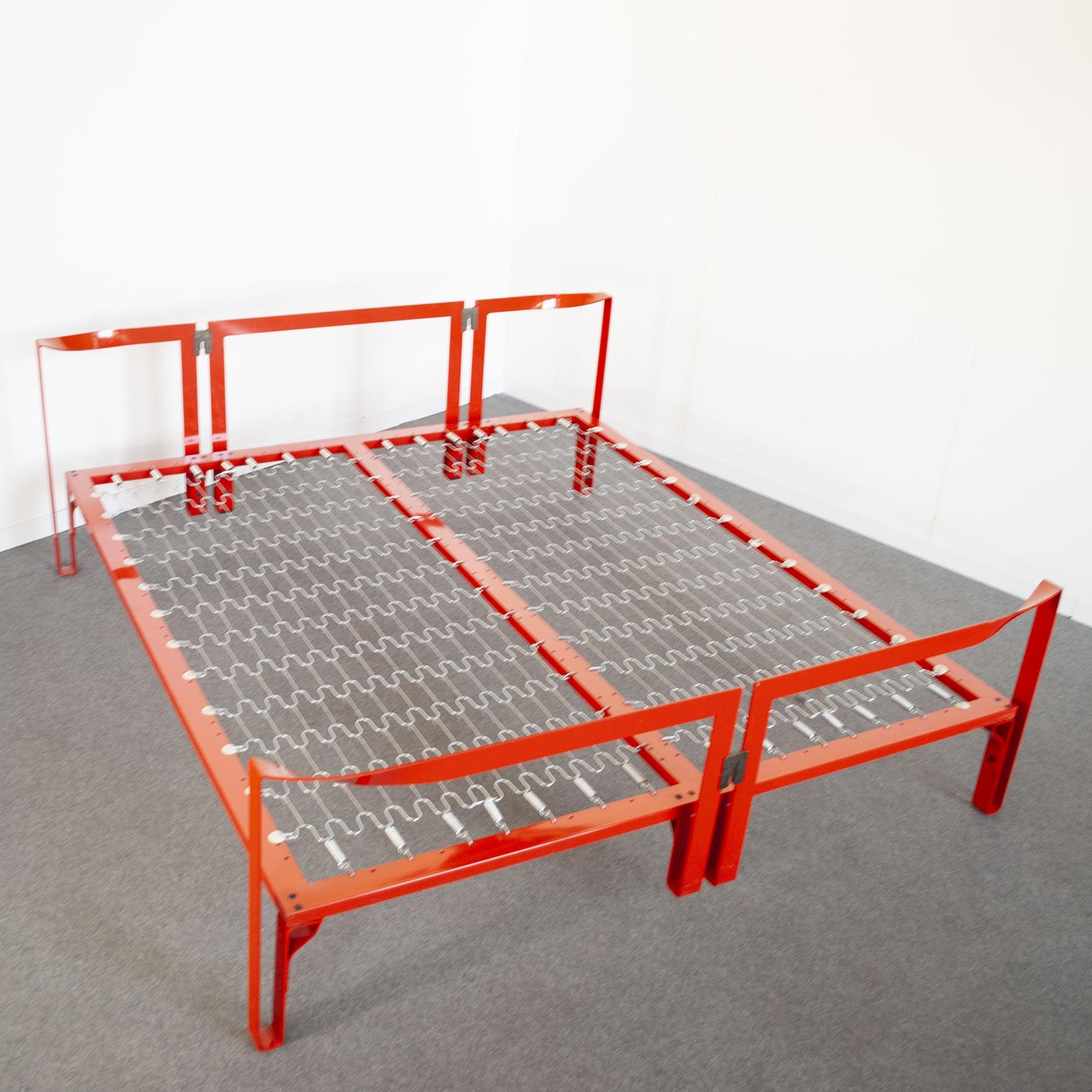 Afra Tobia Scarpa Italian Midcentury Bed from the Seventies 2
